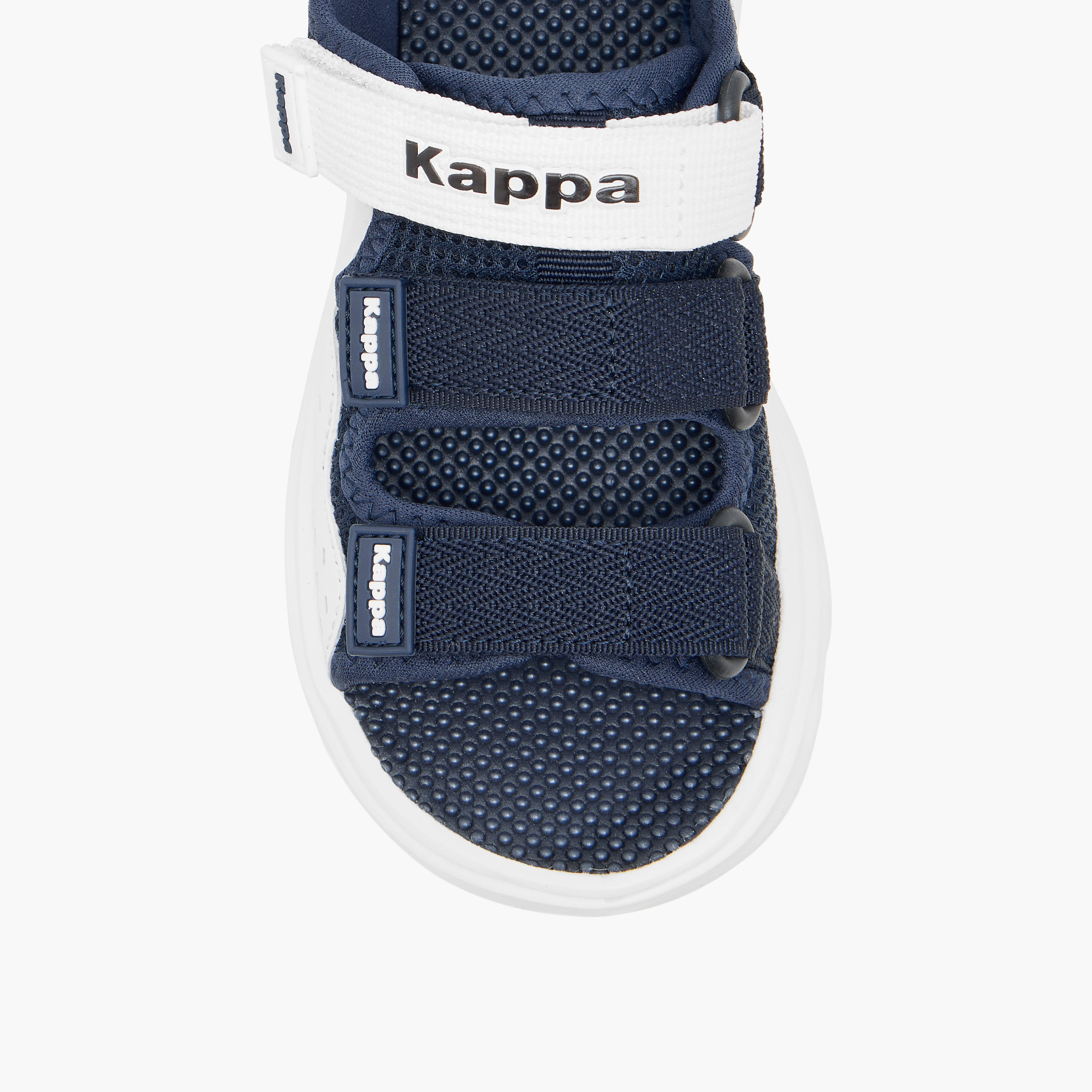Kappa Boys' Logo Detail Floaters with Hook and Loop Closure-boys-shoes-sandals-image-3