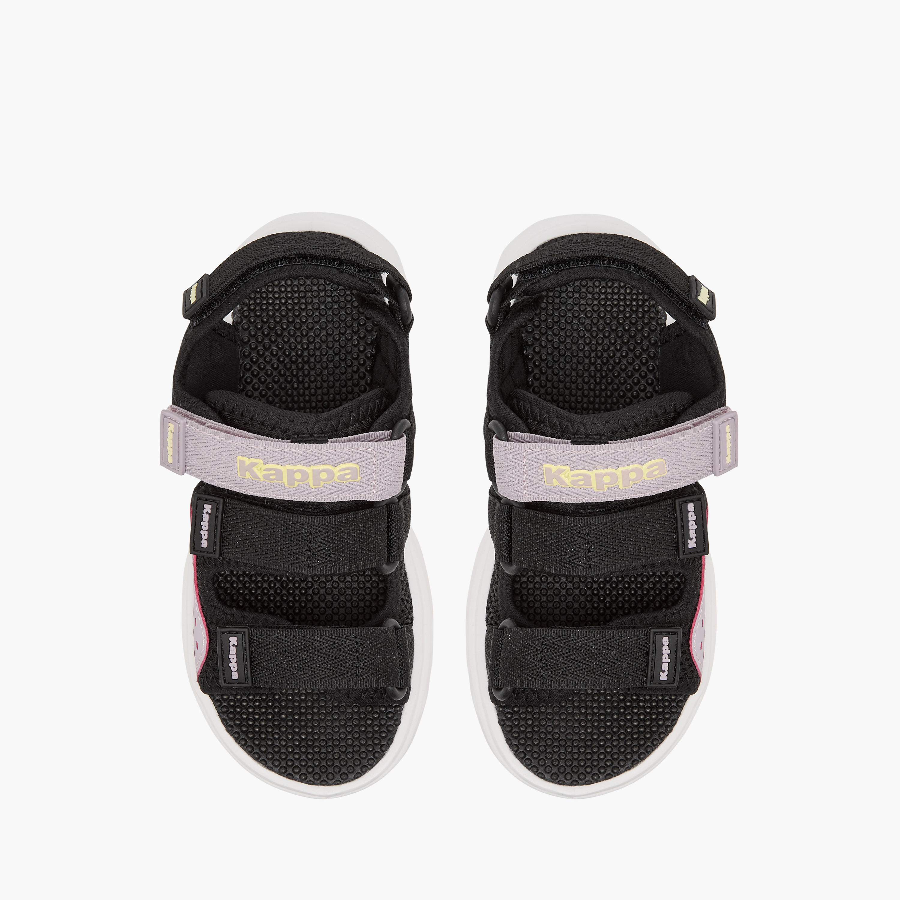 Kappa Girls' Logo Detail Floaters with Hook and Loop Closure-girls-shoes-sandals-image-1