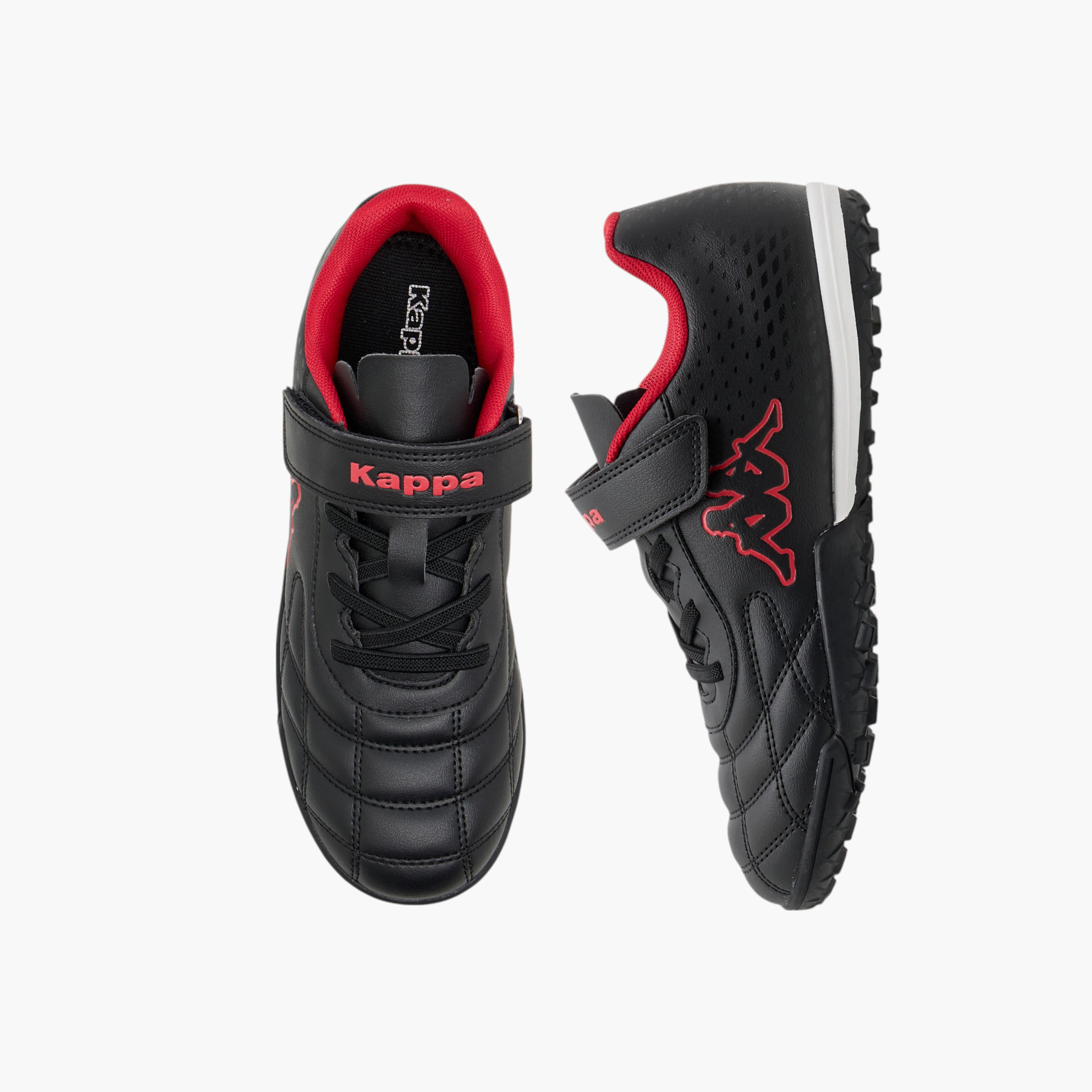 Kappa Kids Hook & Loop Durable Football Turf Shoes-girls-shoes-sports-image-1