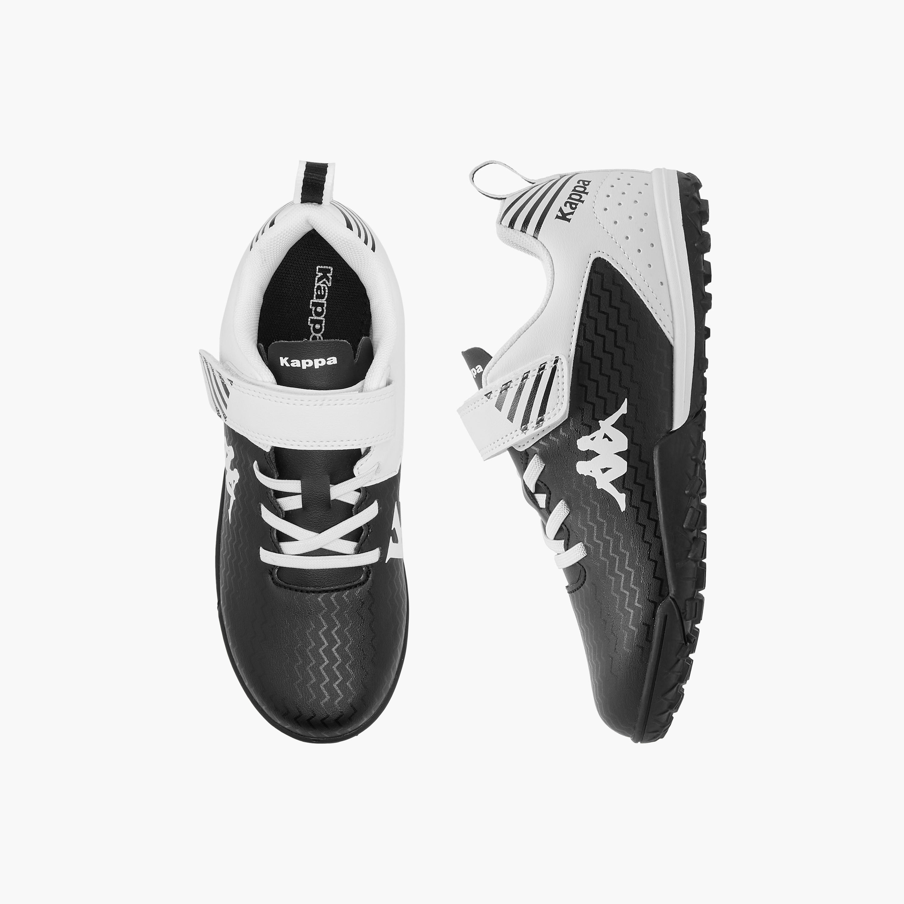 Kappa Kids Hook & Loop Durable Football Turf Shoes-girls-shoes-sports-image-1