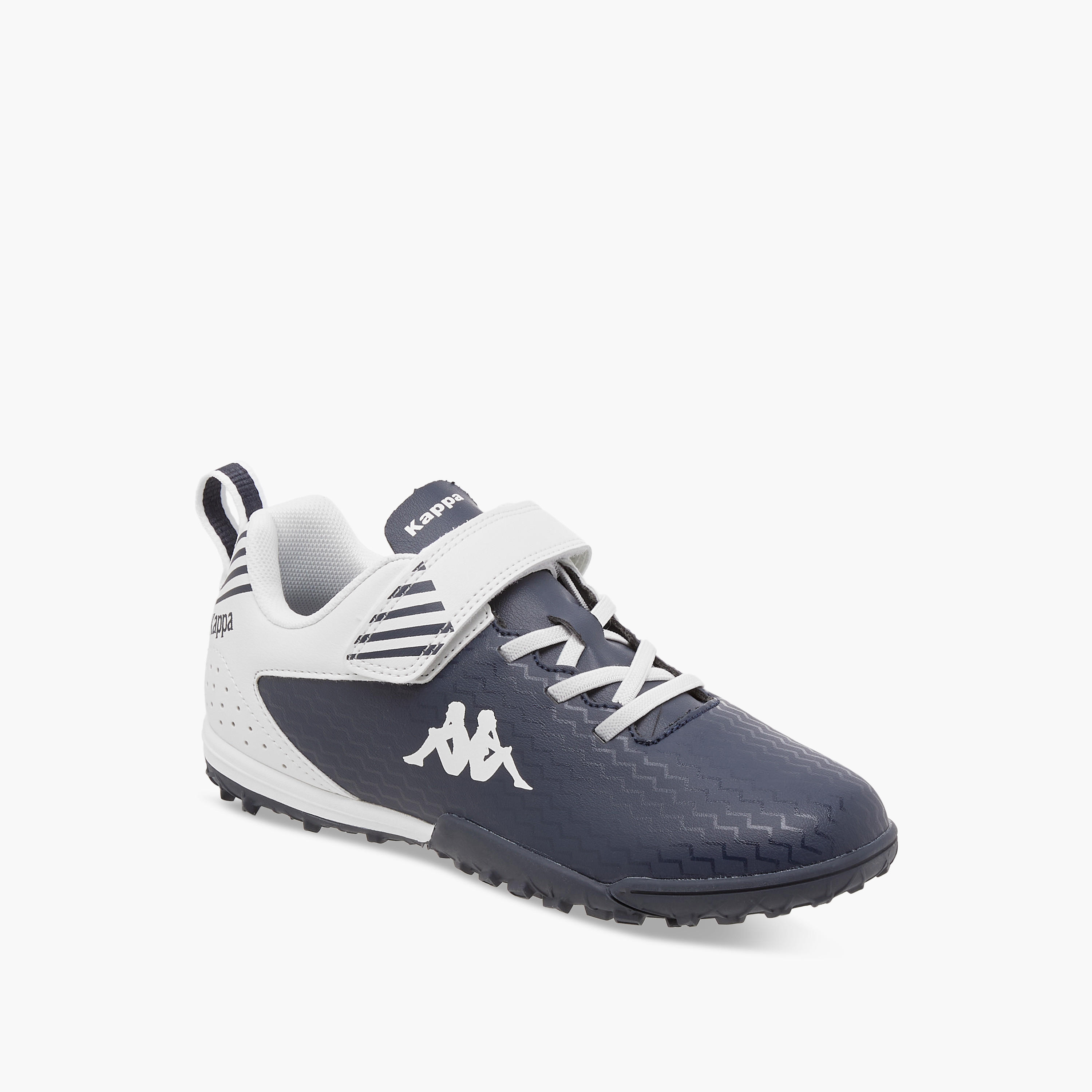 Kappa Kids Hook & Loop Durable Football Turf Shoes-girls-shoes-sports-image-3