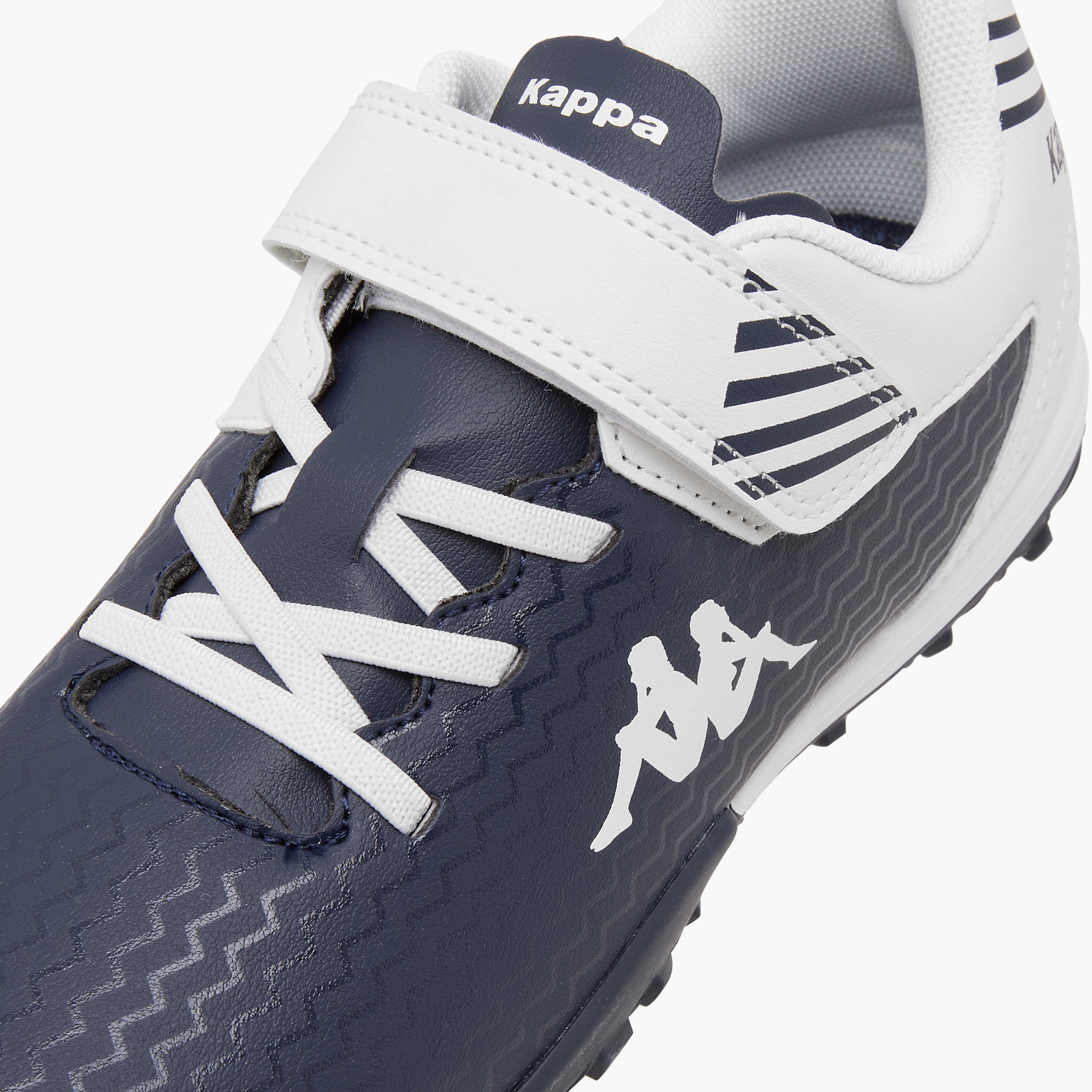Kappa Kids Hook & Loop Durable Football Turf Shoes-girls-shoes-sports-image-4