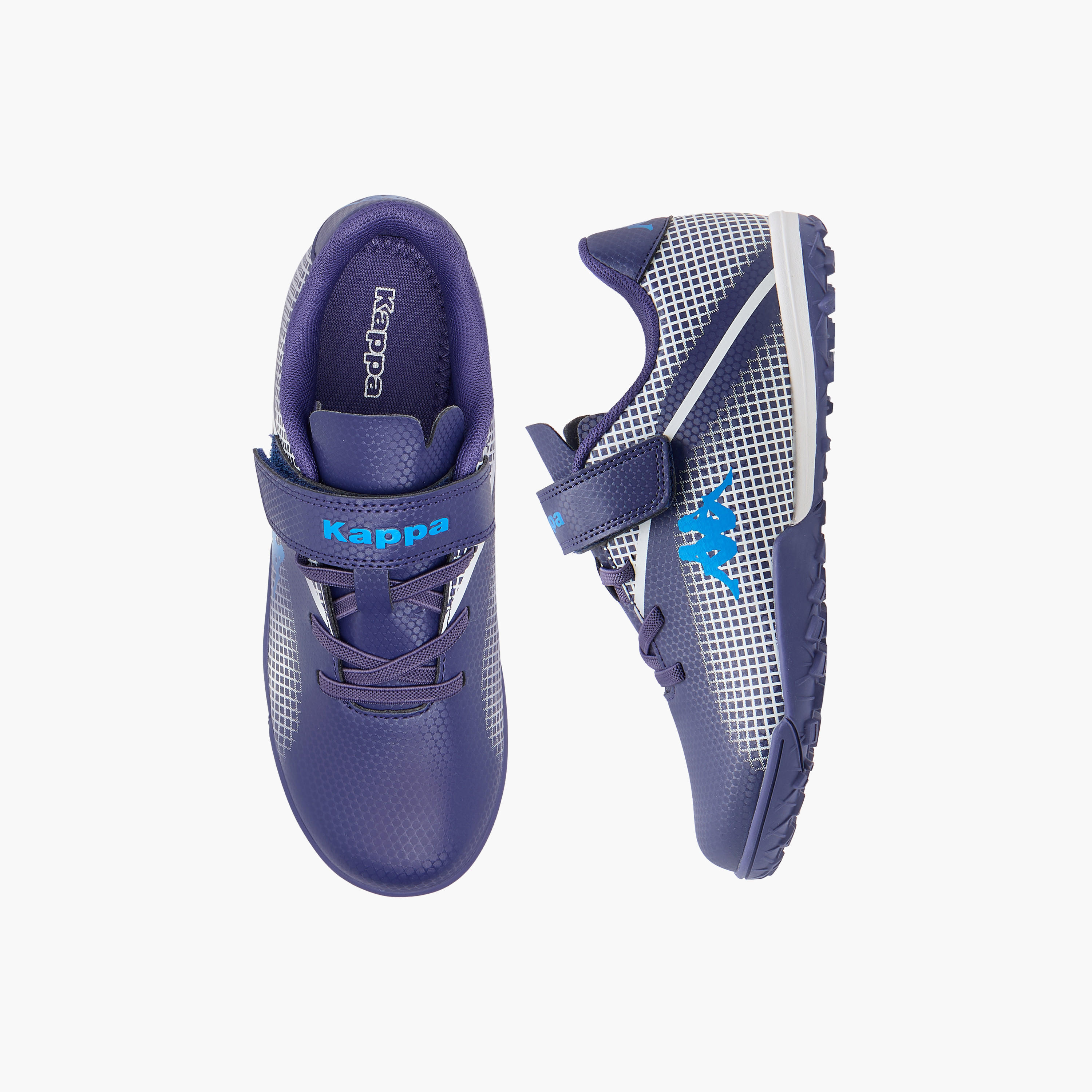 Kappa Boys Hook & Loop Durable Football Turf Shoes-sports-gear-football-shoes-turf-image-1