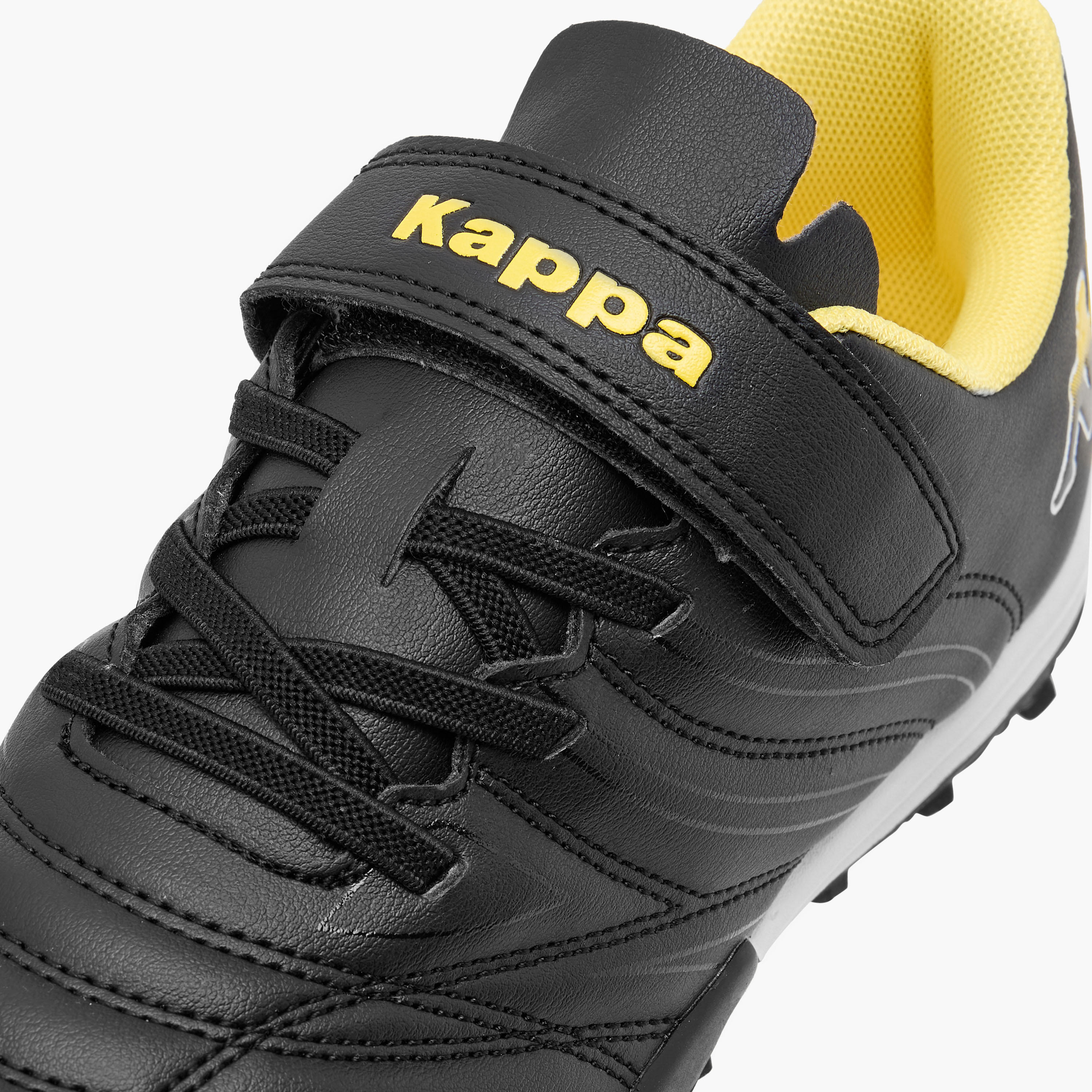 Kappa Kids Hook & Loop Durable Football Turf Shoes-girls-shoes-sports-image-4