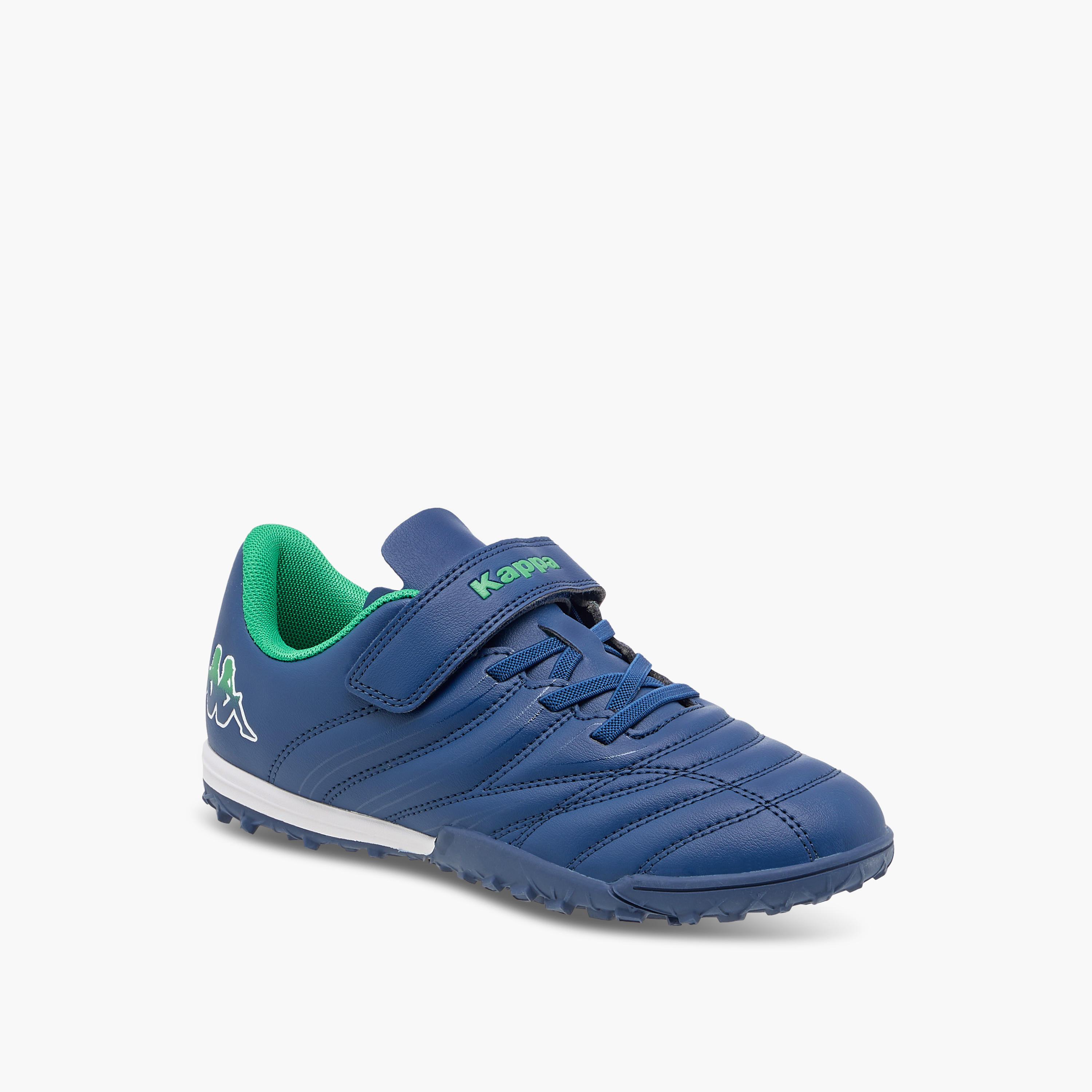 Kappa Kids Hook & Loop Durable Football Turf Shoes-girls-shoes-sports-image-2
