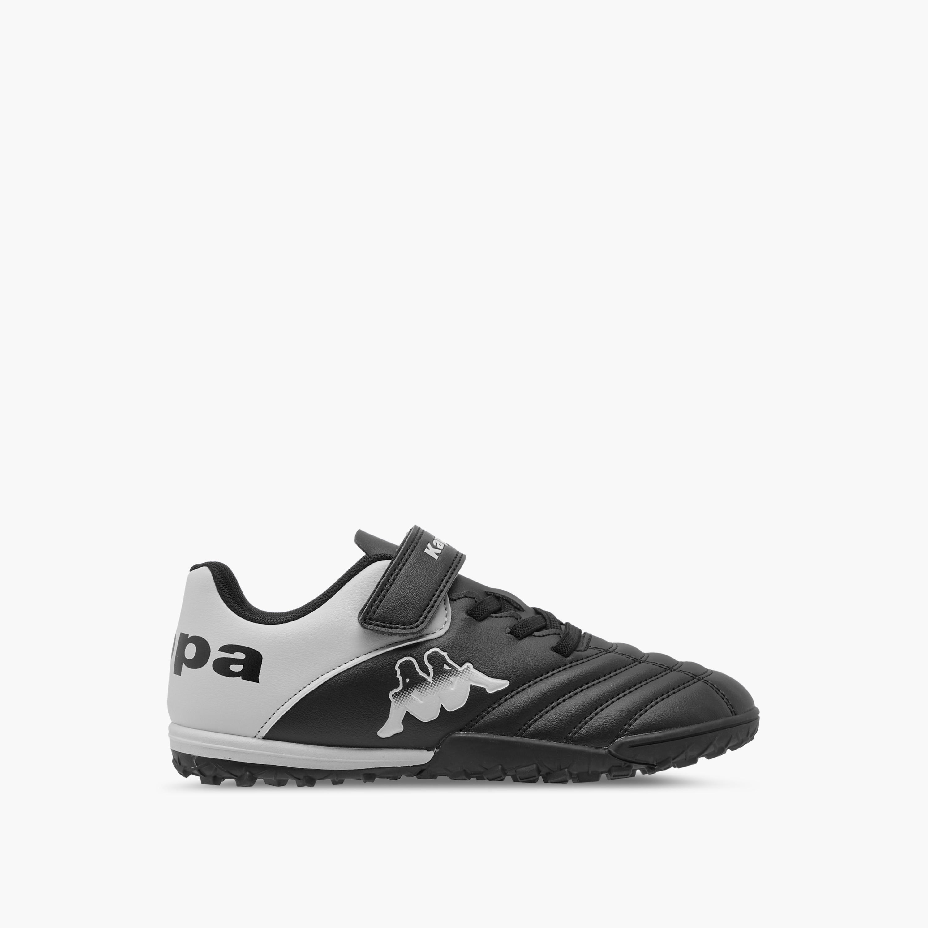 Kappa Kids Panelled Hook & Loop Football Turf Shoes-girls-shoes-sports-image-3