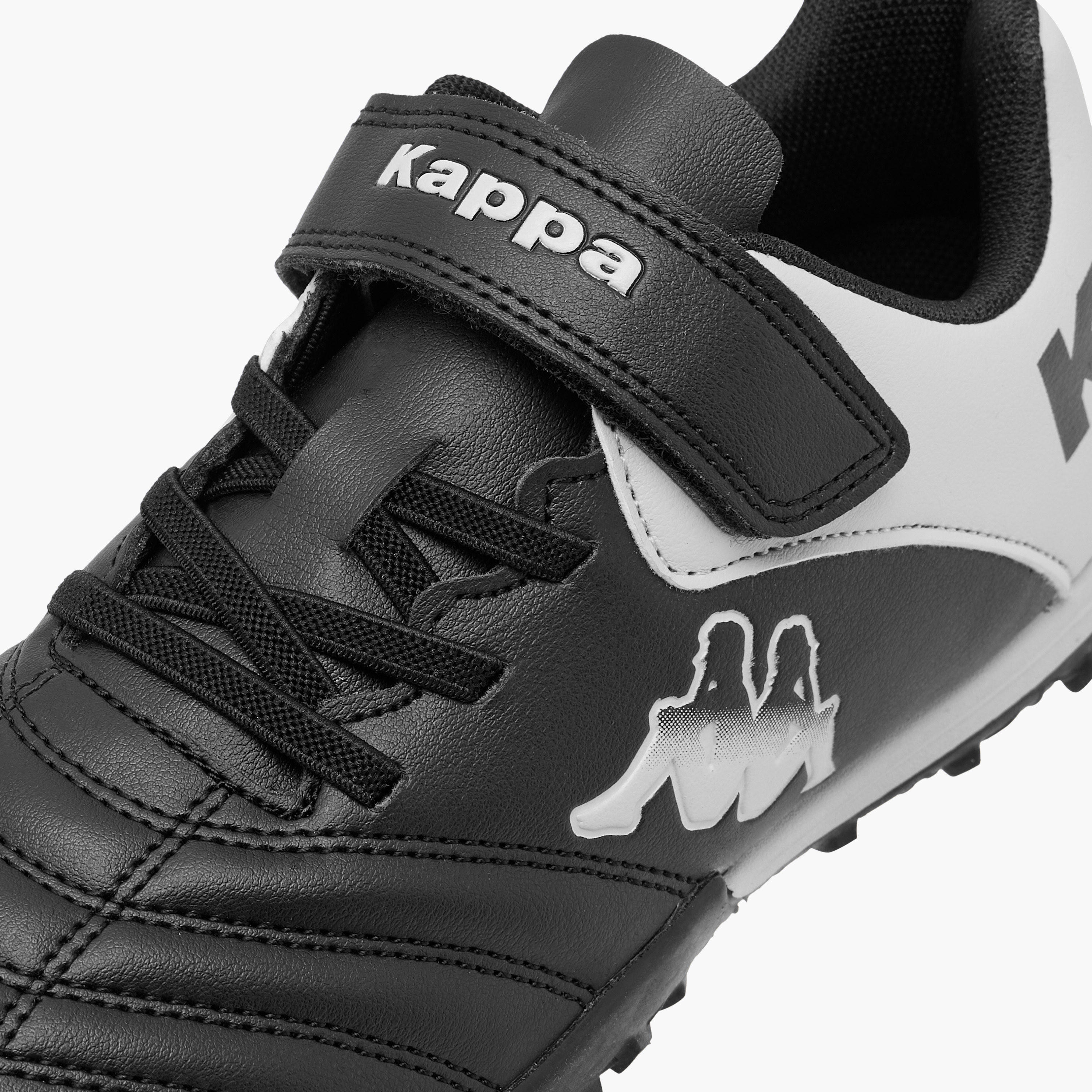 Kappa Kids Panelled Hook & Loop Football Turf Shoes-girls-shoes-sports-image-4
