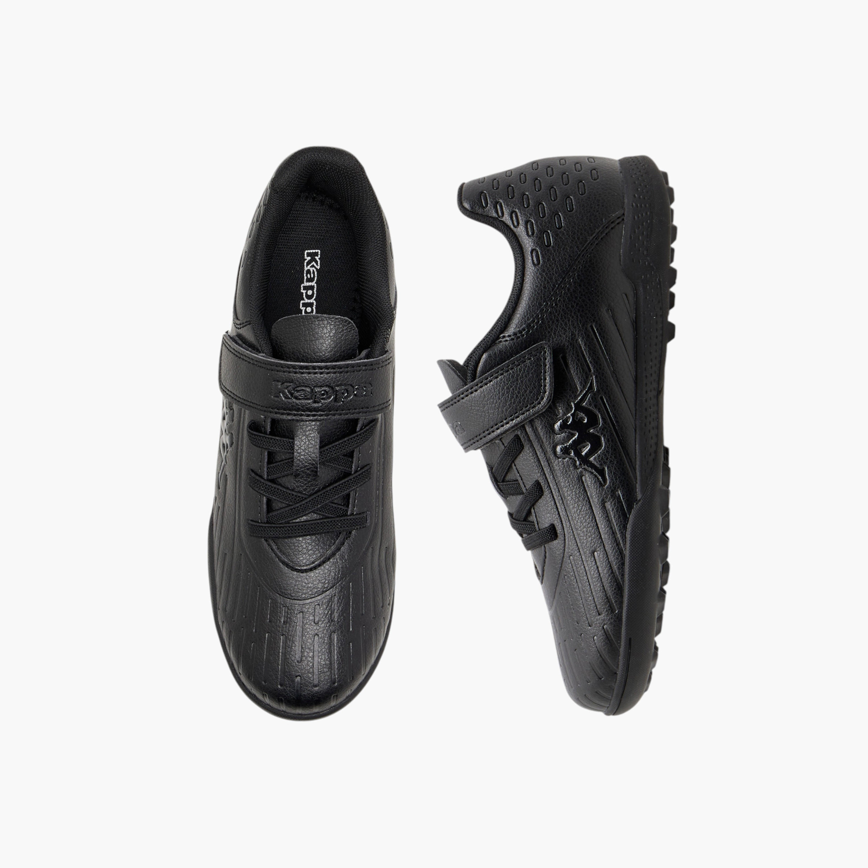 Kappa Kids Hook & Loop Durable Football Turf Shoes-girls-shoes-sports-image-1