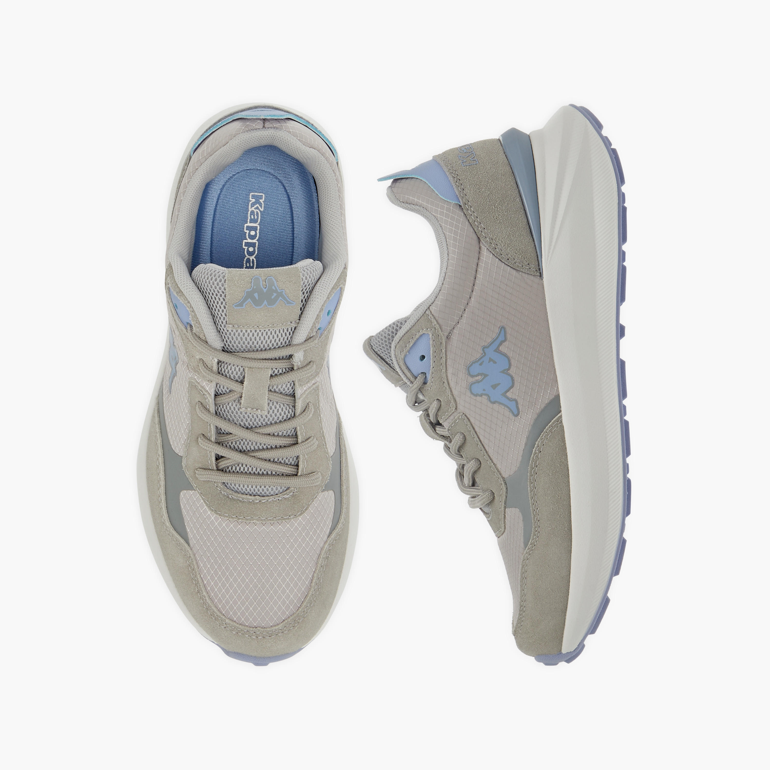 Kappa Women's Panelled Sports Shoes with Lace-Up Closure-women-shoes-sneakers-image-1