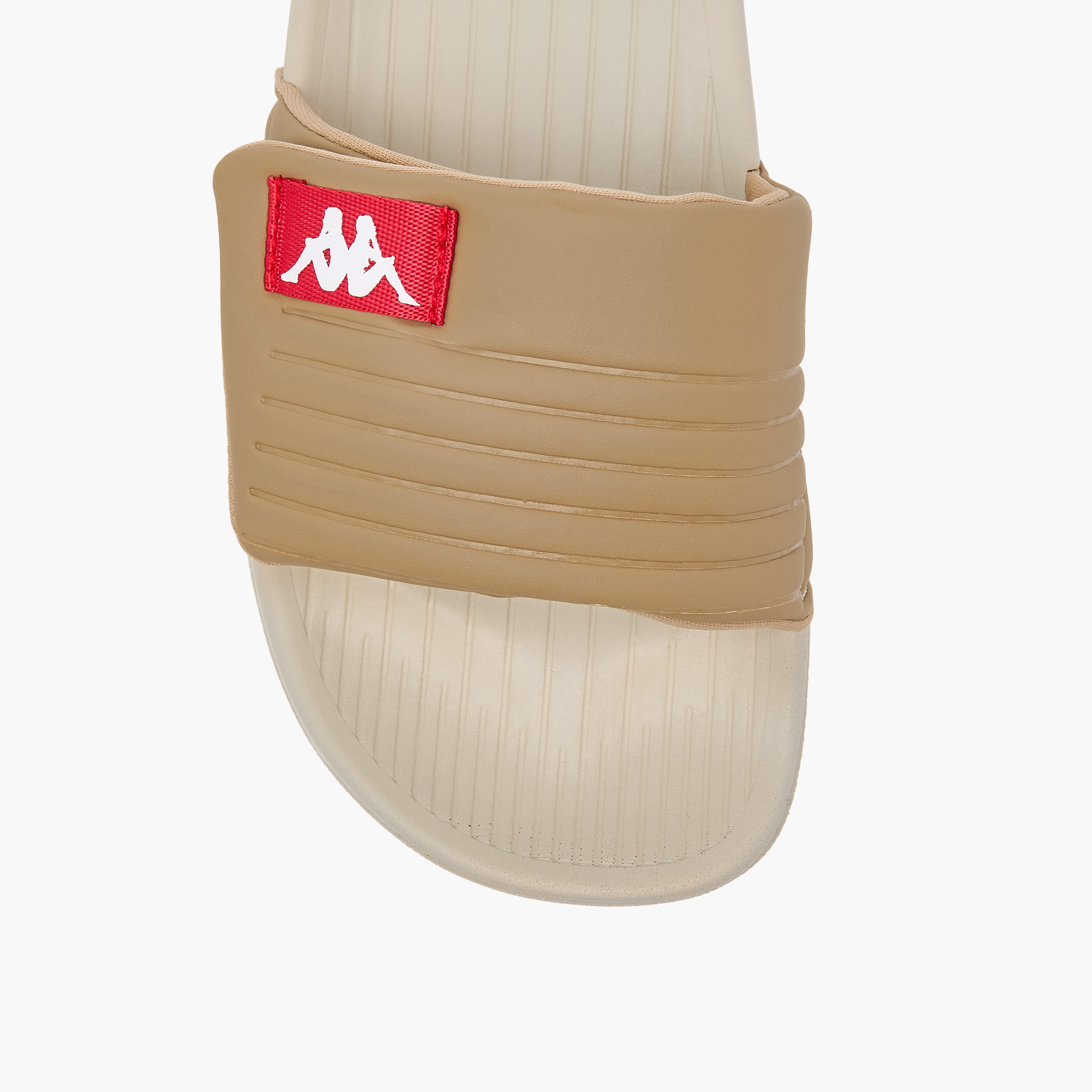 Kappa Women's Logo Print Slides with Hook and Loop Closure-women-shoes-flipflopsandslides-image-3