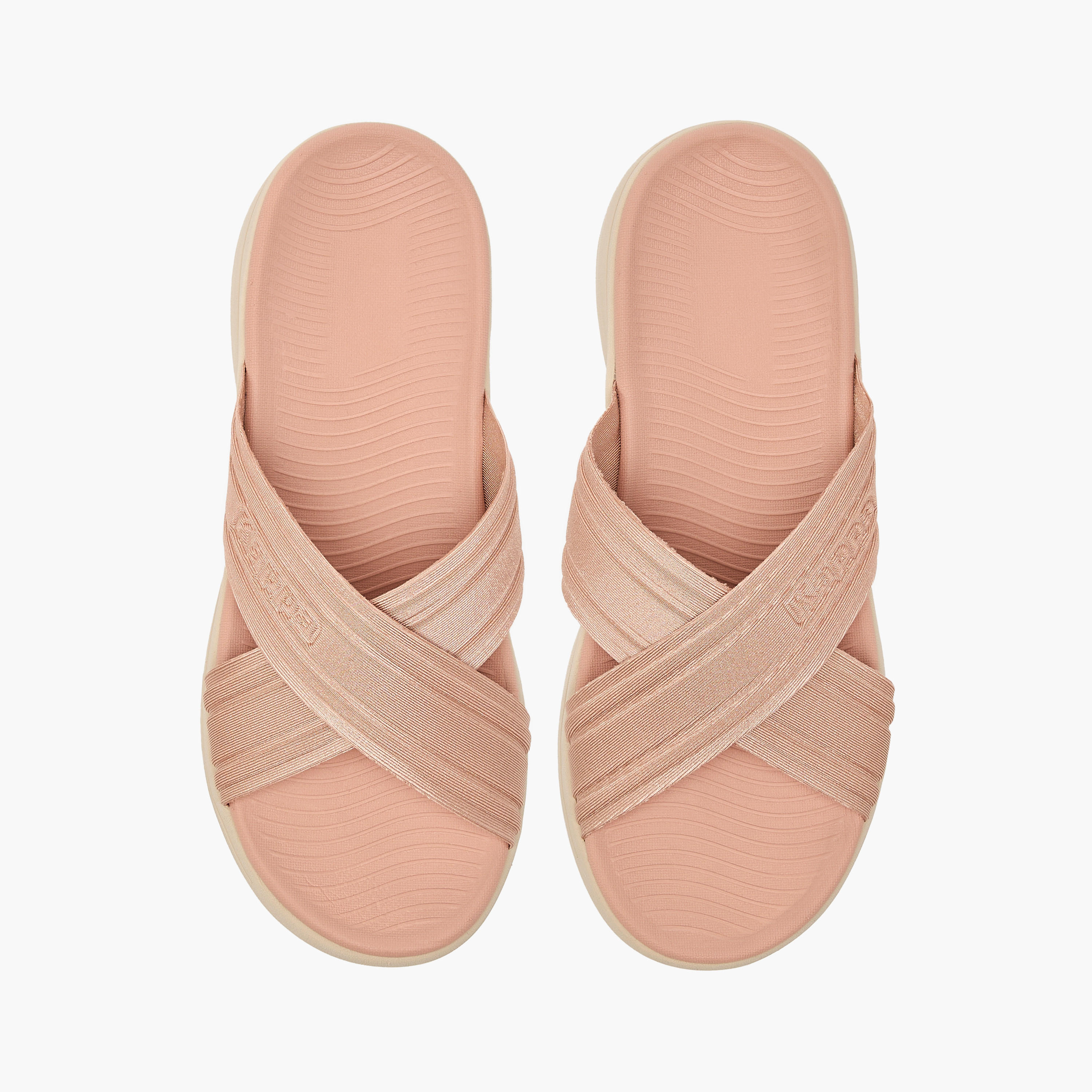 Kappa Women's Cross Strap Slip-On Sandals-women-shoes-flats-sandals-image-1