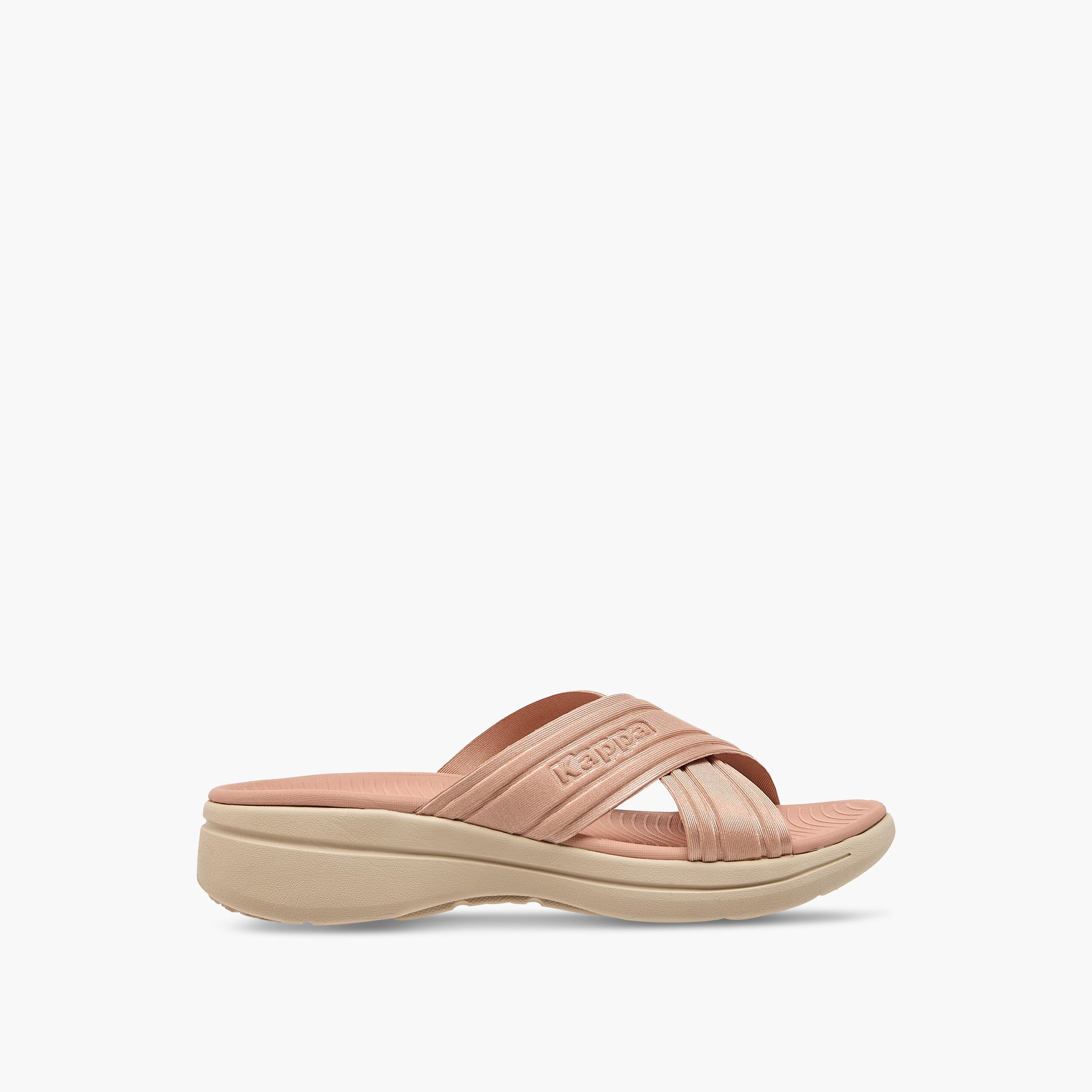 Kappa Women's Cross Strap Slip-On Sandals-women-shoes-flats-sandals-image-2