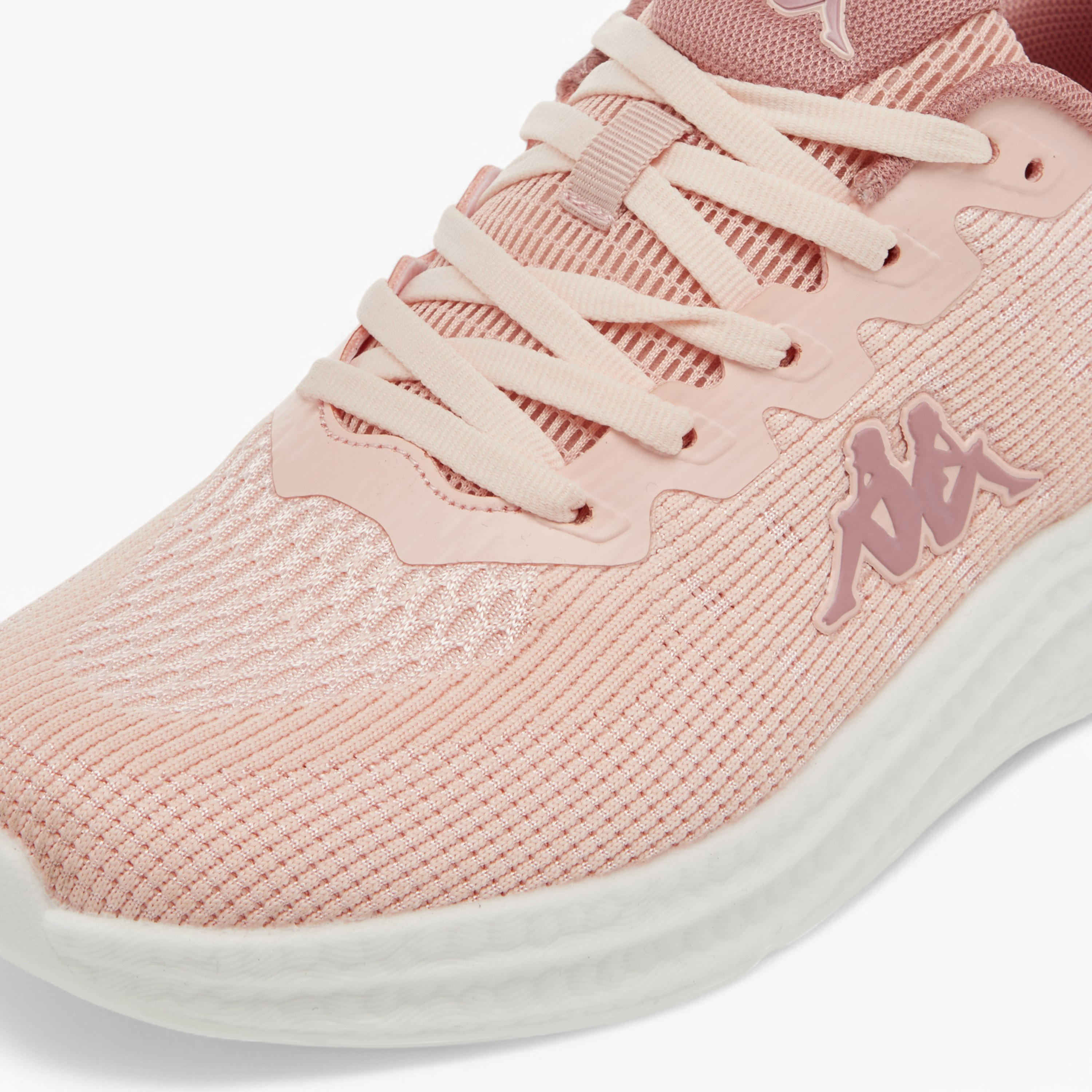 Kappa Women's Mesh Textured Sports Shoes with Lace-Up Closure-women-shoes-sneakers-image-4