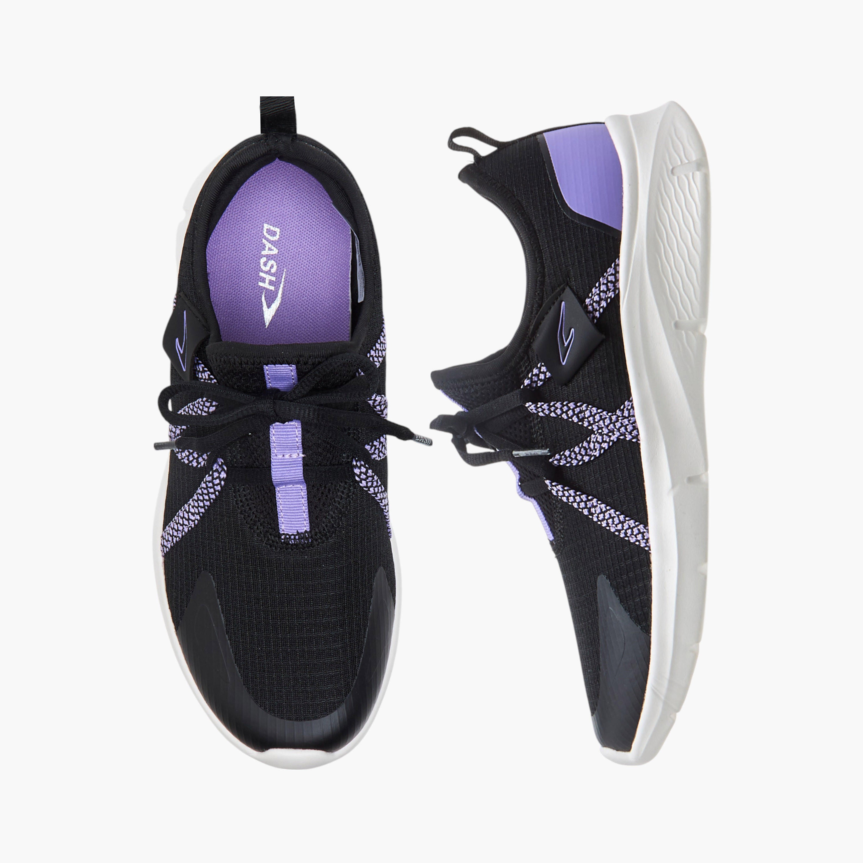Dash Logo Detail Sports Shoes with Lace-Up Closure-women-shoes-sneakers-image-1