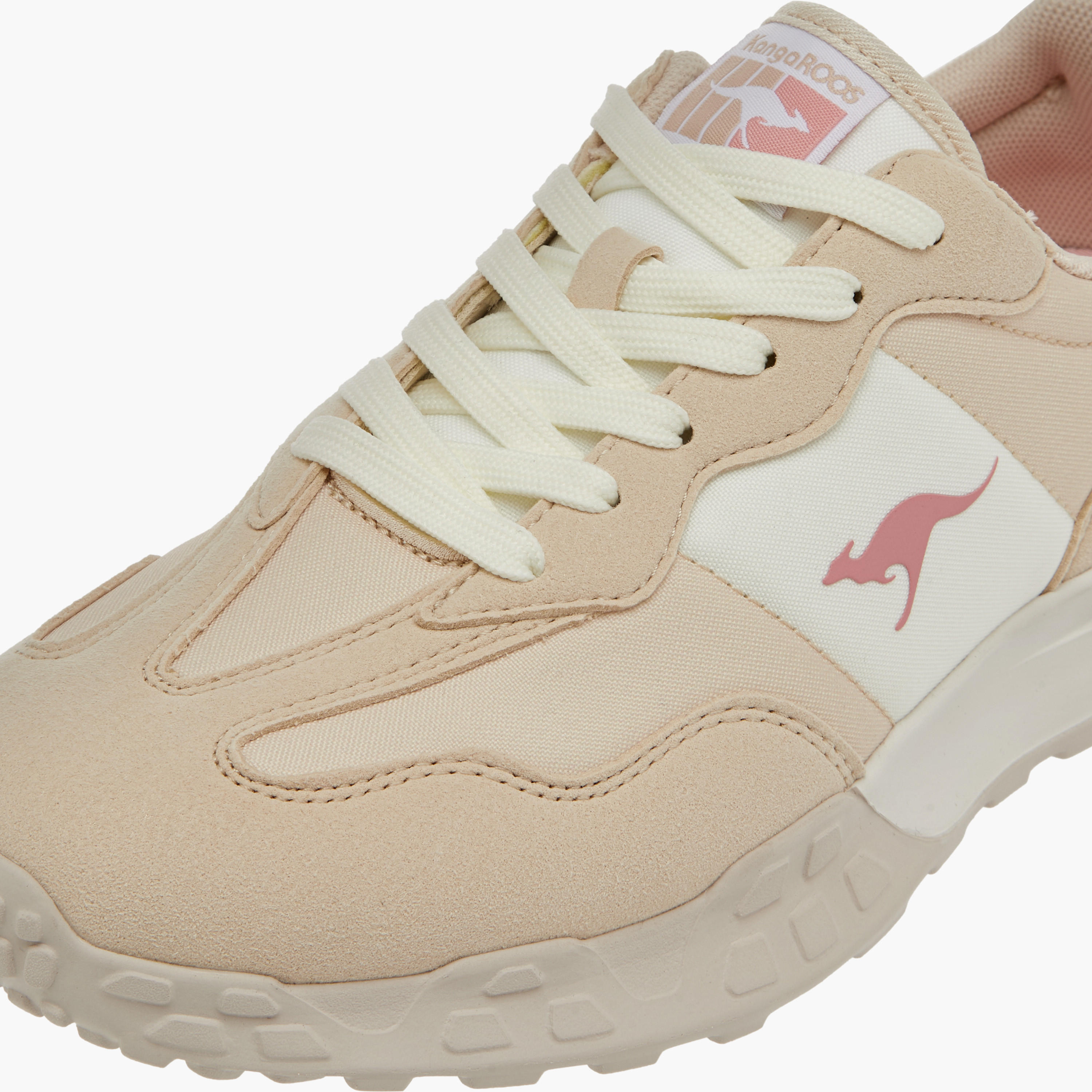 KangaROOS Women's Textured Sports Shoes with Lace-Up Closure-women-shoes-sneakers-image-4