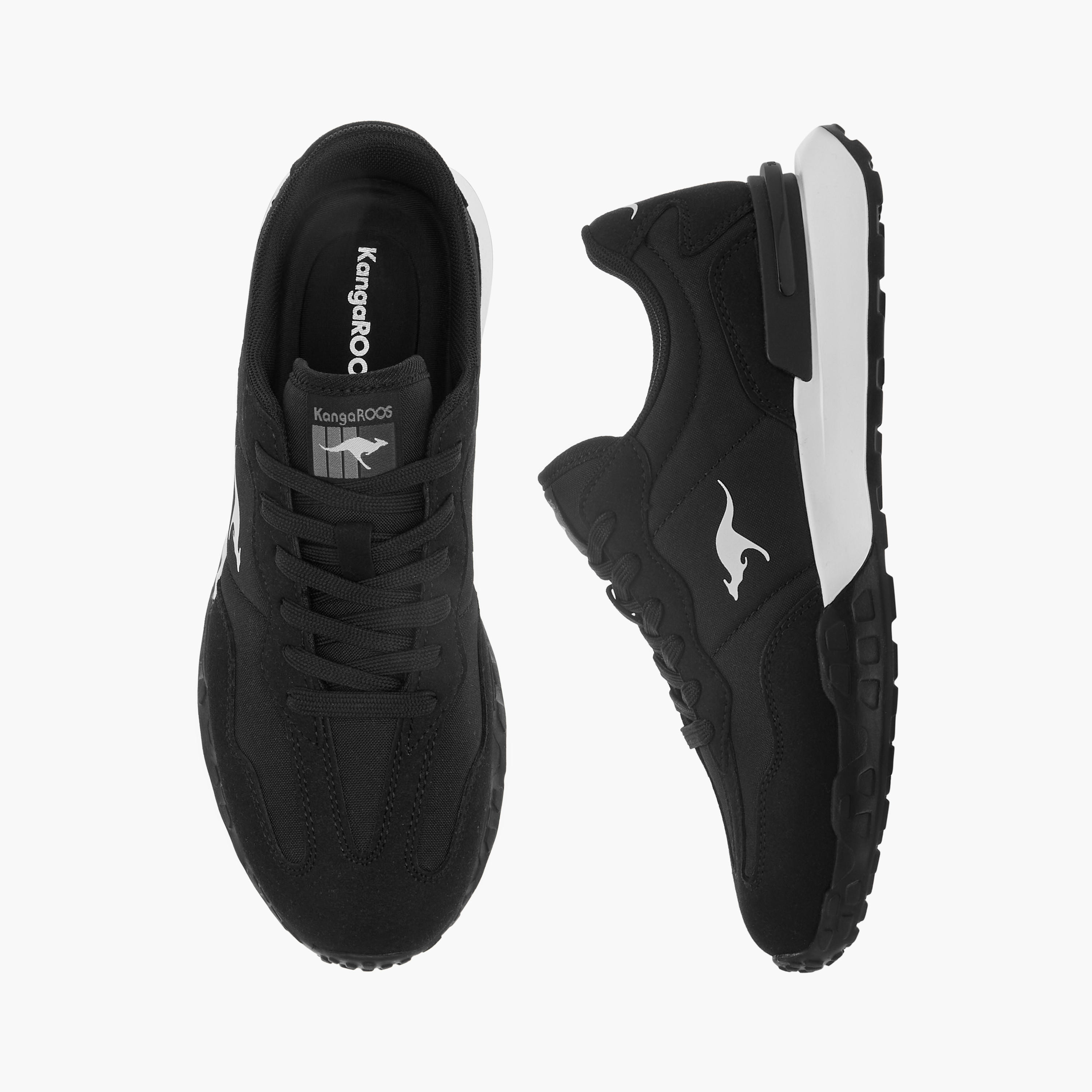 KangaROOS Women's Textured Sports Shoes with Lace-Up Closure-women-shoes-sneakers-image-1