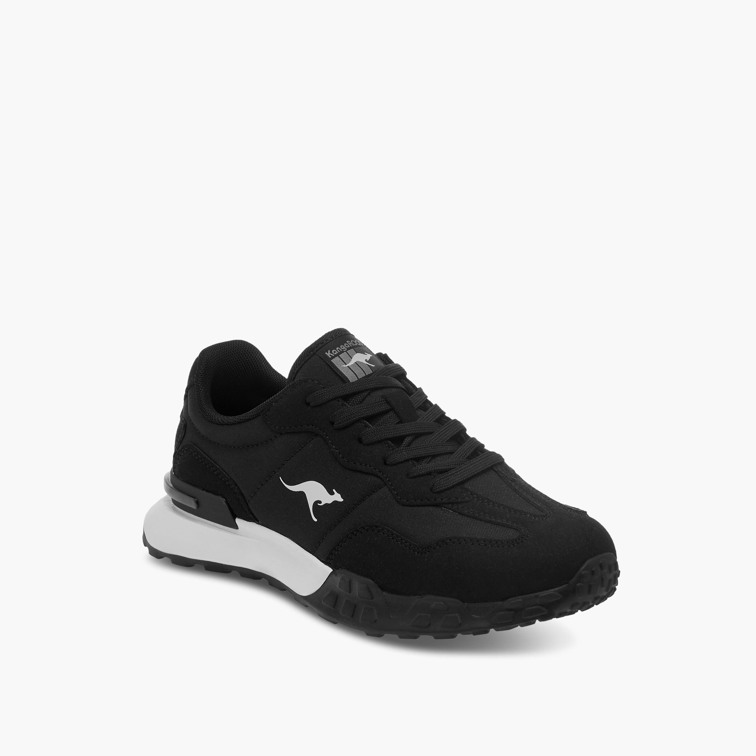 KangaROOS Women's Textured Sports Shoes with Lace-Up Closure-women-shoes-sneakers-image-2