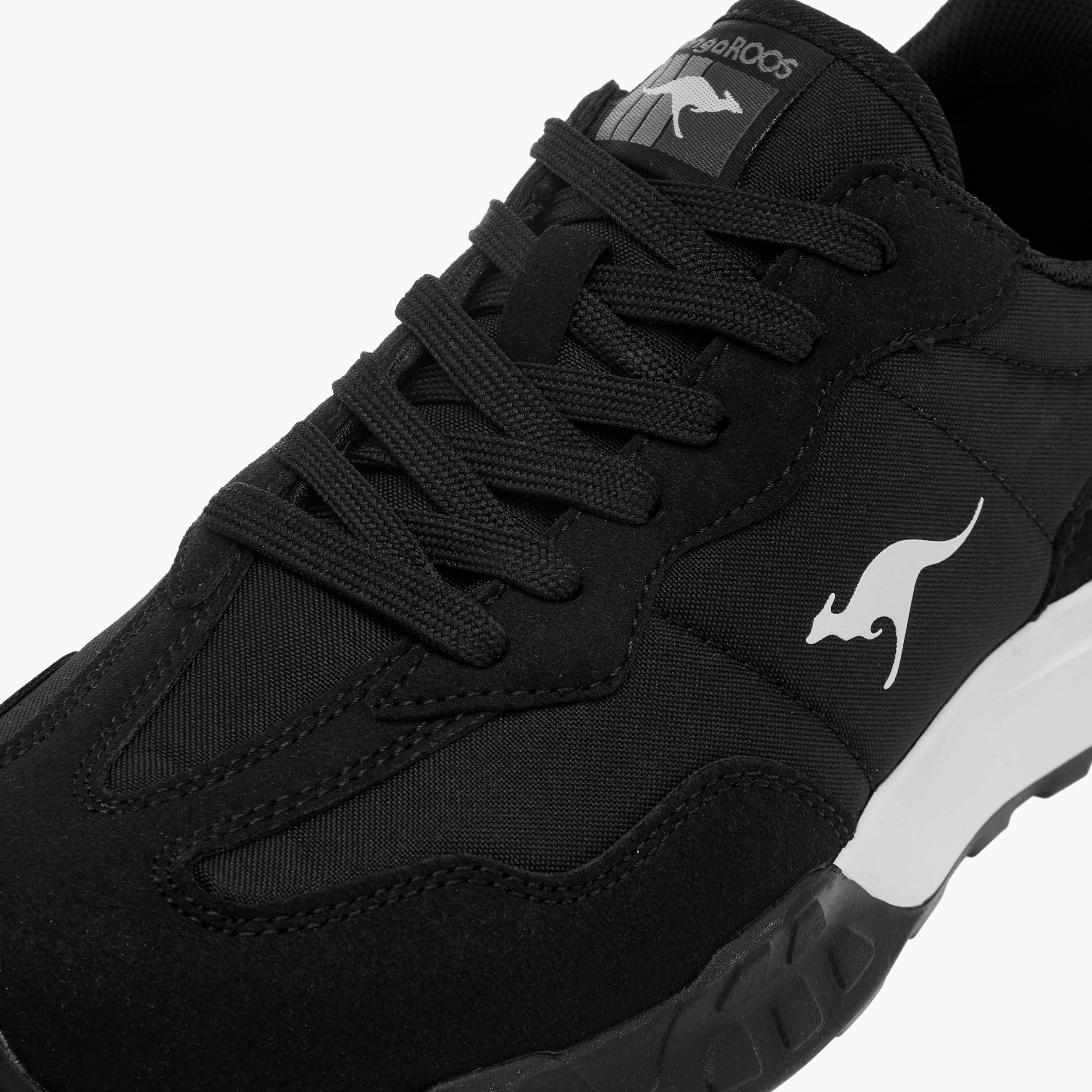 KangaROOS Women's Textured Sports Shoes with Lace-Up Closure-women-shoes-sneakers-image-4