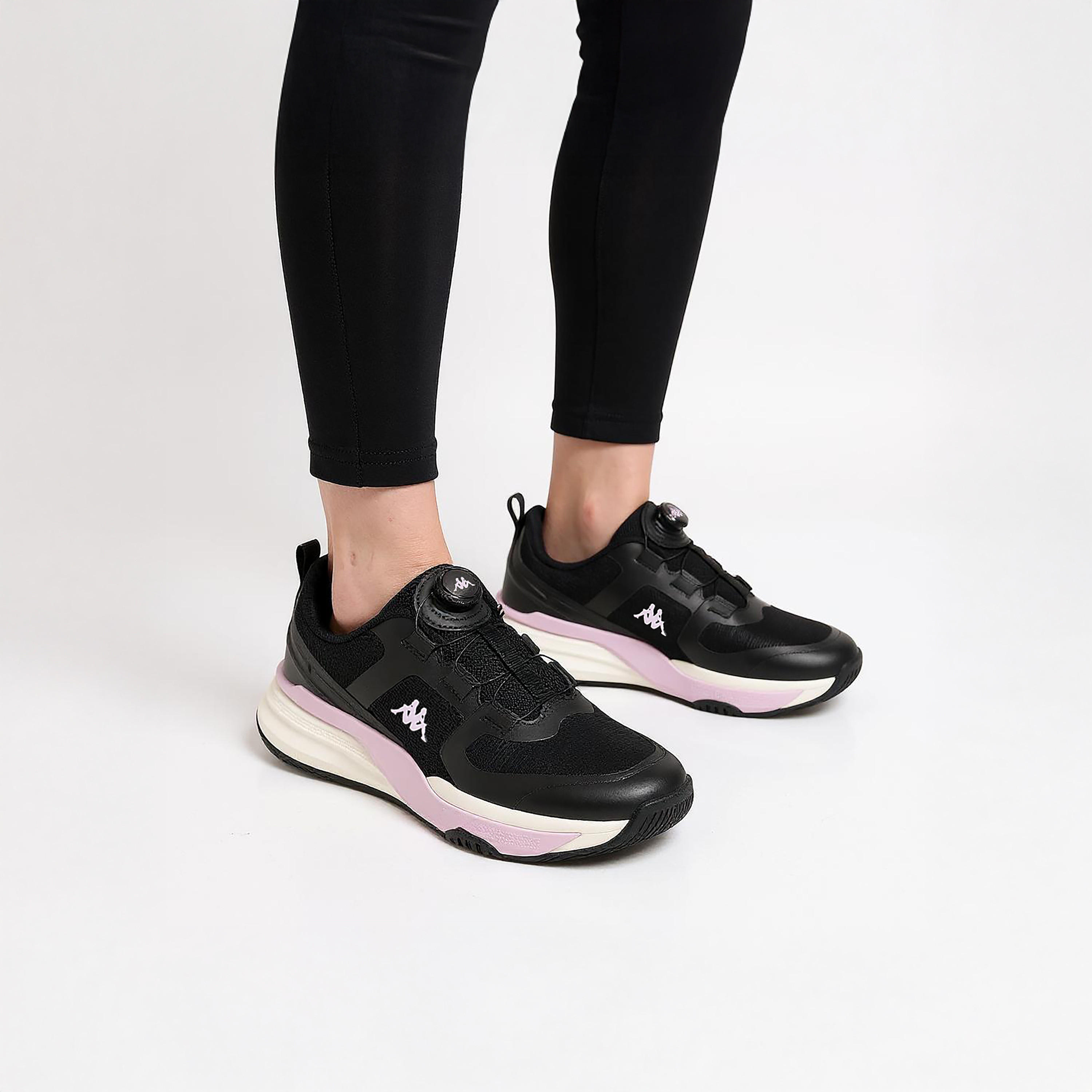 Kappa Women's Logo Detail Padel Shoes with Rotating Buckle Closure-women-shoes-sports-image-2