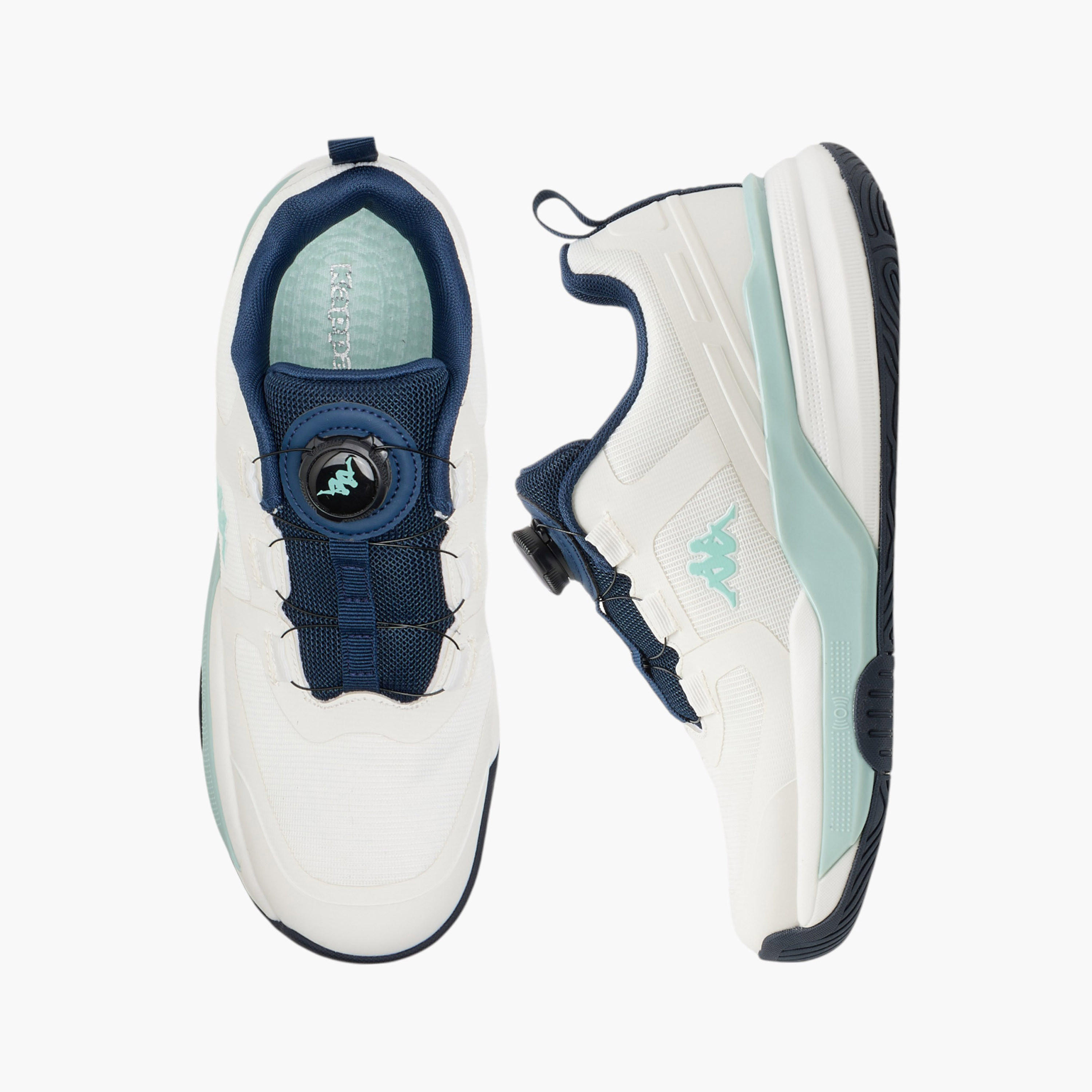 Kappa Women's Logo Detail Padel Shoes with Rotating Buckle Closure-women-shoes-sports-image-1