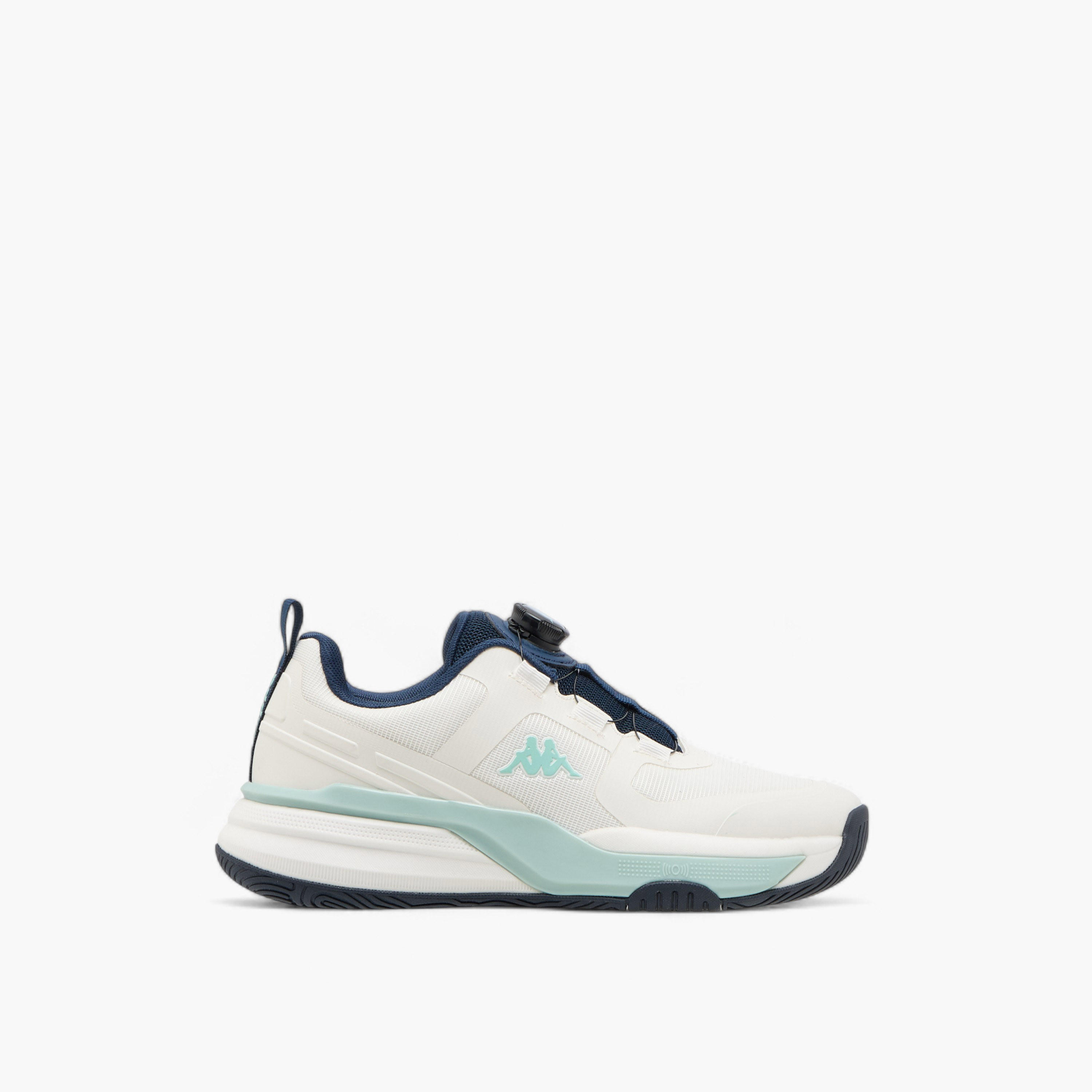 Kappa Women's Logo Detail Padel Shoes with Rotating Buckle Closure-women-shoes-sports-image-5
