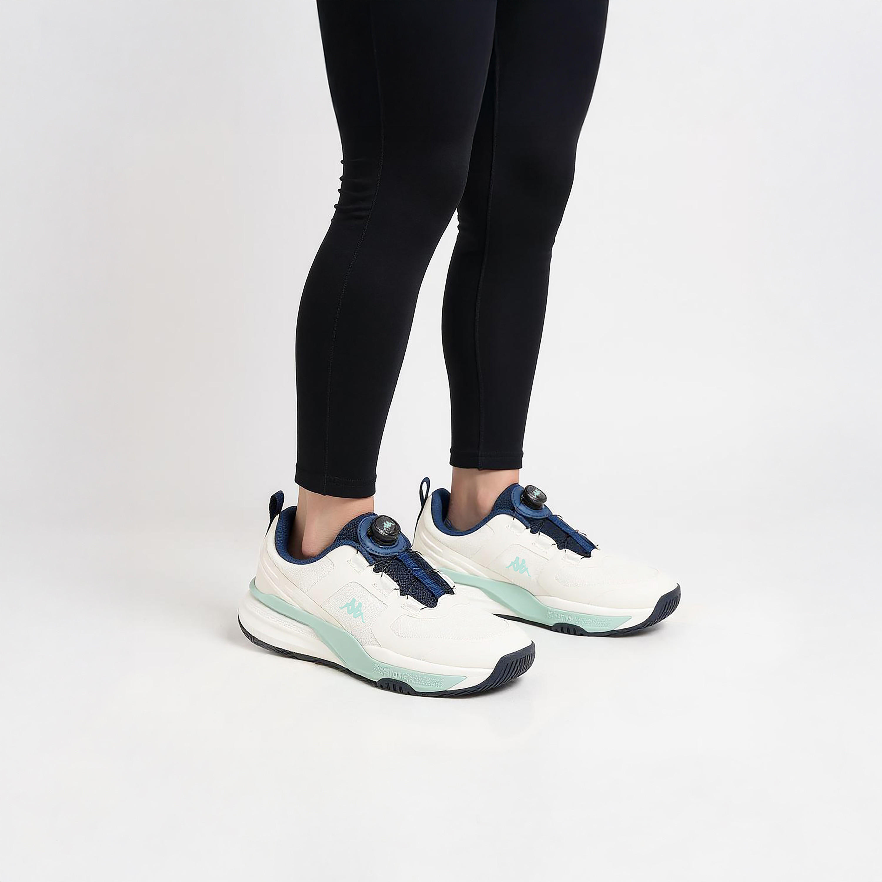 Kappa Women's Logo Detail Padel Shoes with Rotating Buckle Closure-women-shoes-sports-image-3