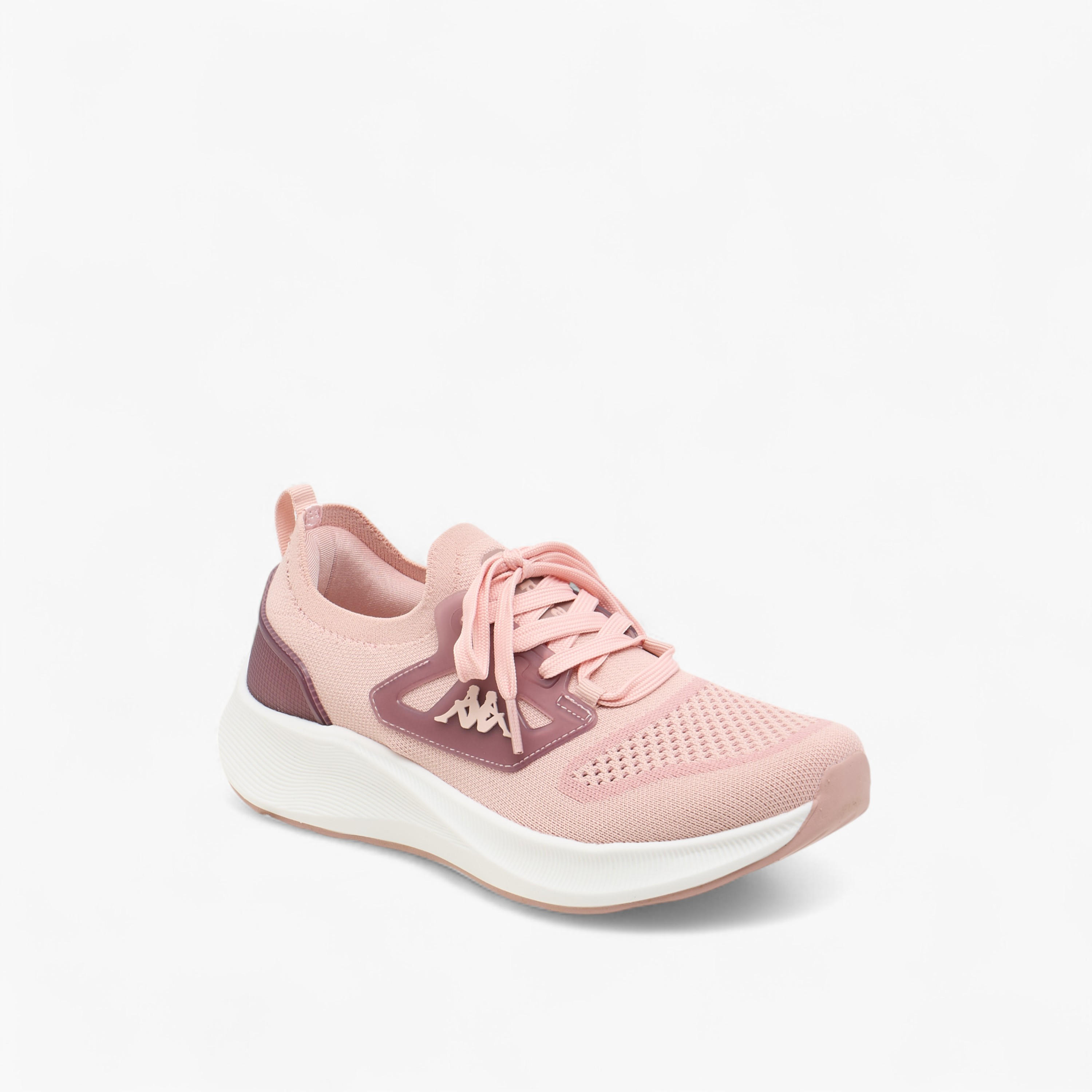Kappa Women's Textured Sports Shoes with Lace-Up Closure-women-shoes-sports-image-2