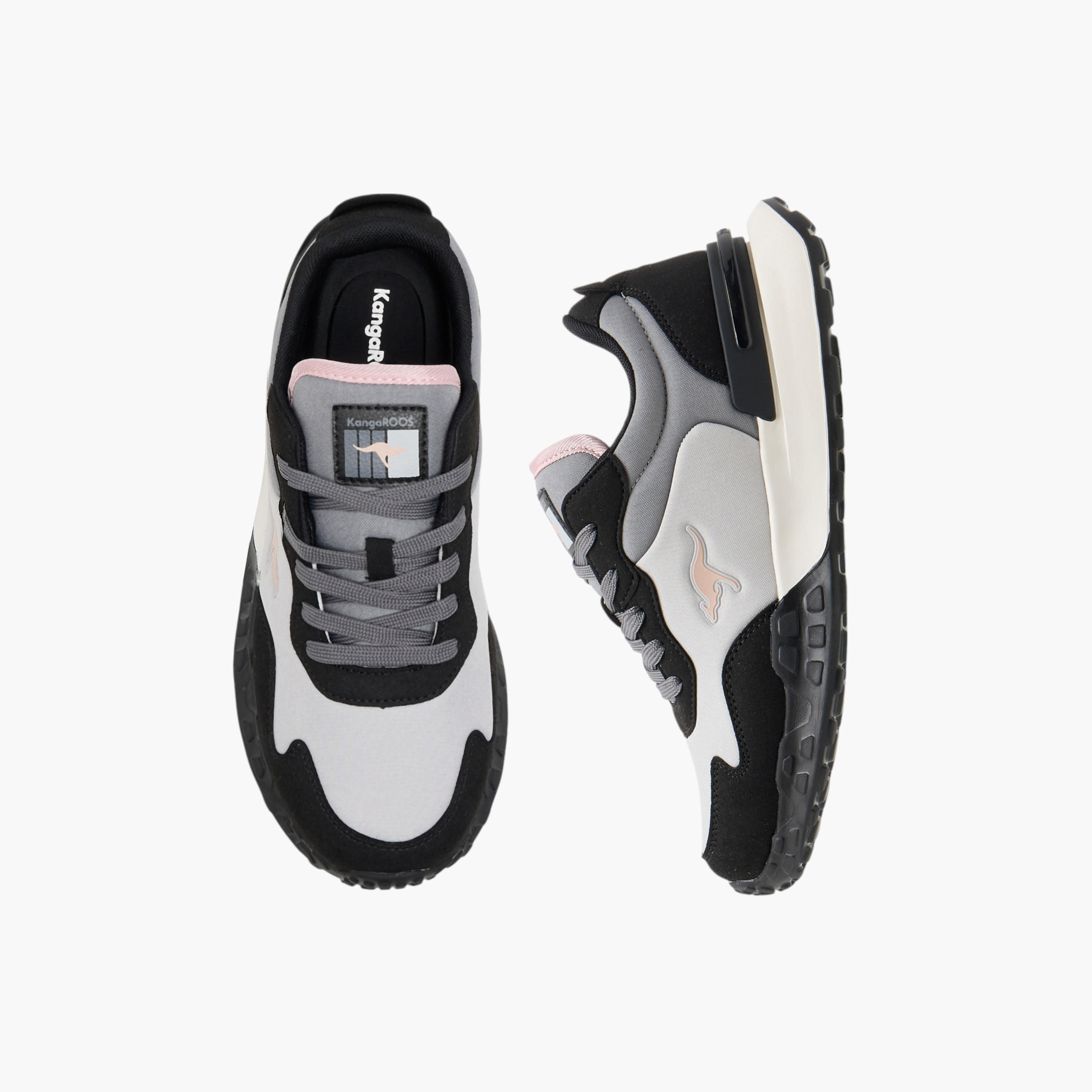 KangaROOS Women's Panelled Lace-Up Sports Shoes-women-shoes-sneakers-image-1