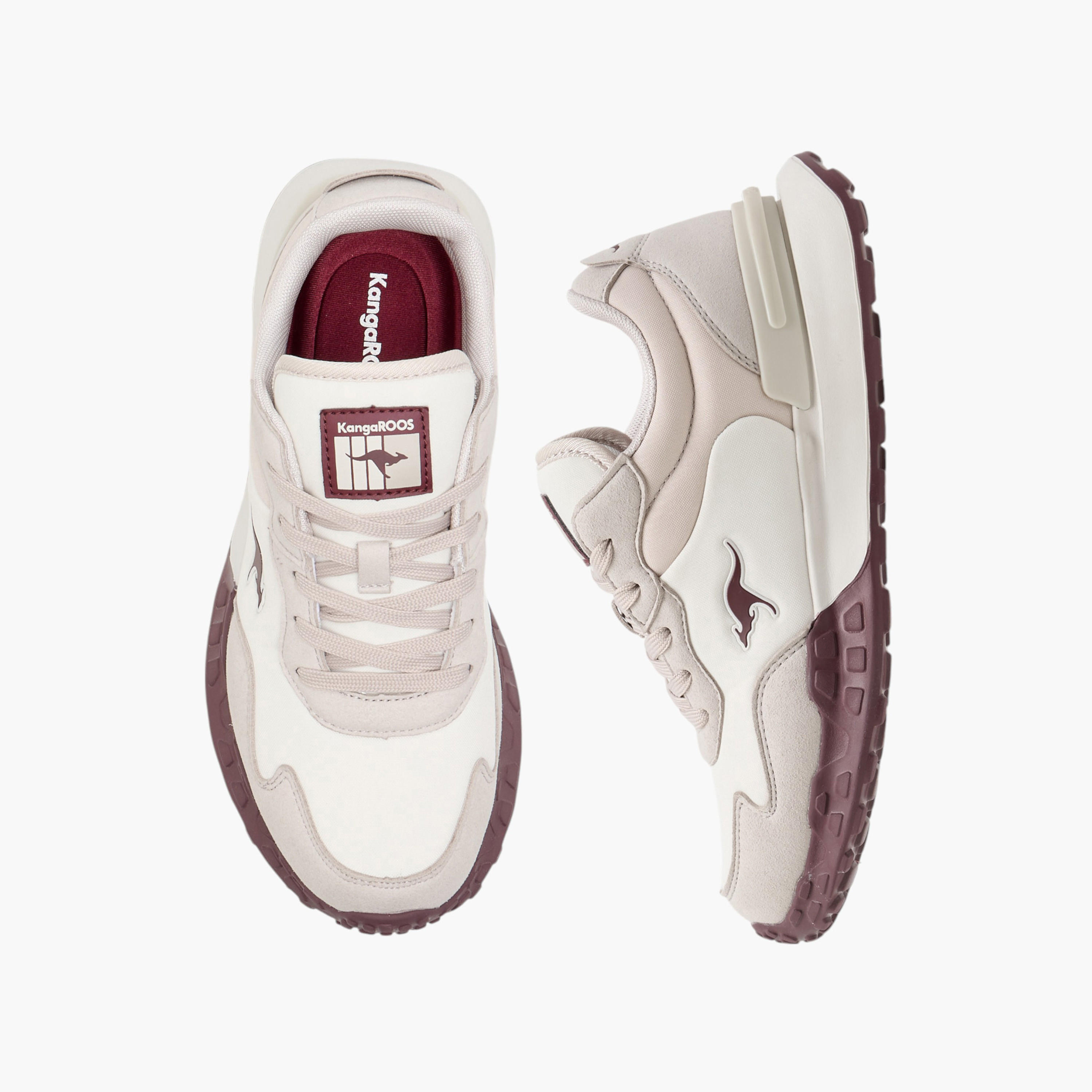KangaROOS Women's Panelled Lace-Up Sports Shoes-women-shoes-sneakers-image-1