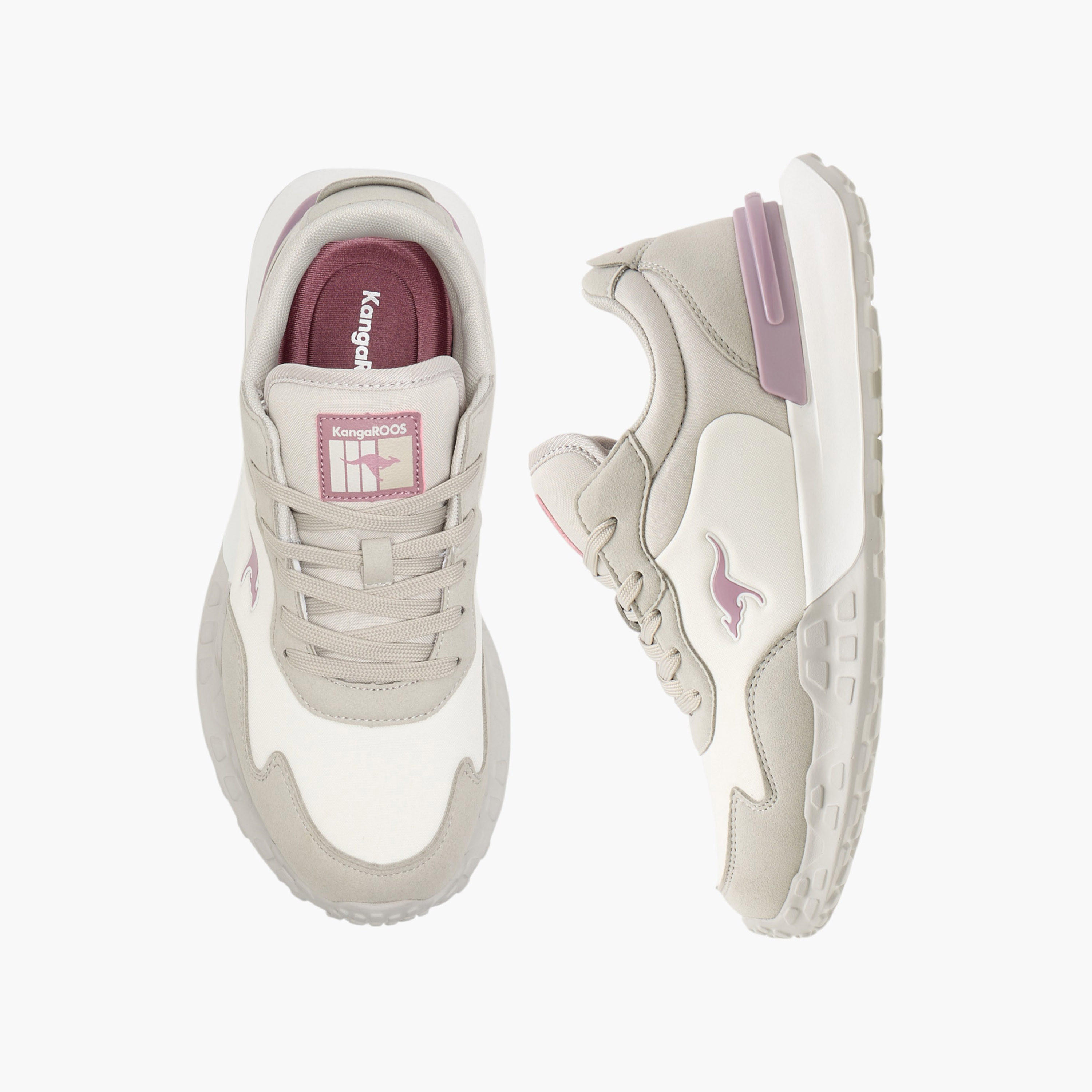 KangaROOS Women's Panelled Lace-Up Sports Shoes-women-shoes-sneakers-image-1