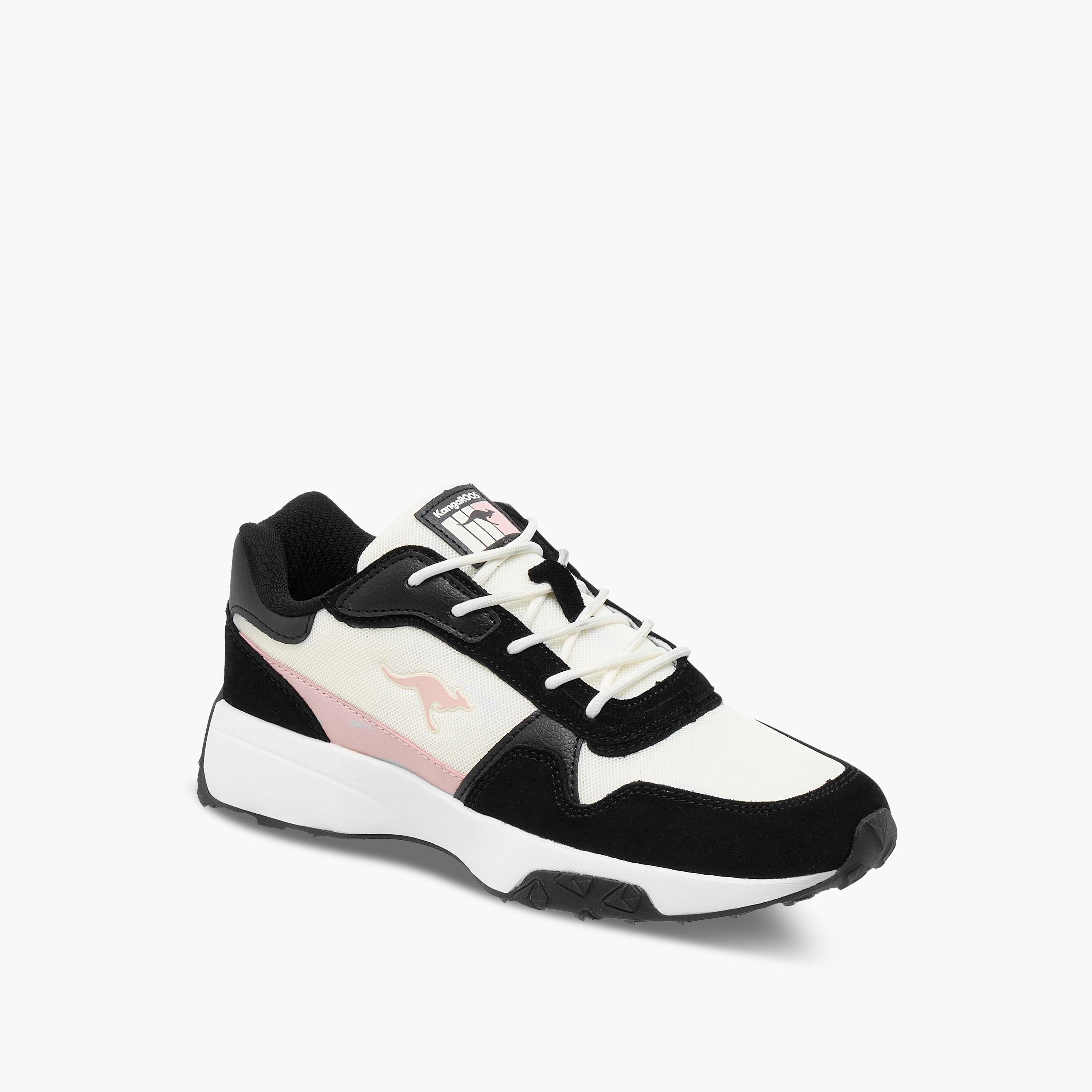 KangaROOS Women's Panelled Lace-Up Sports Shoes-women-shoes-sports-image-4