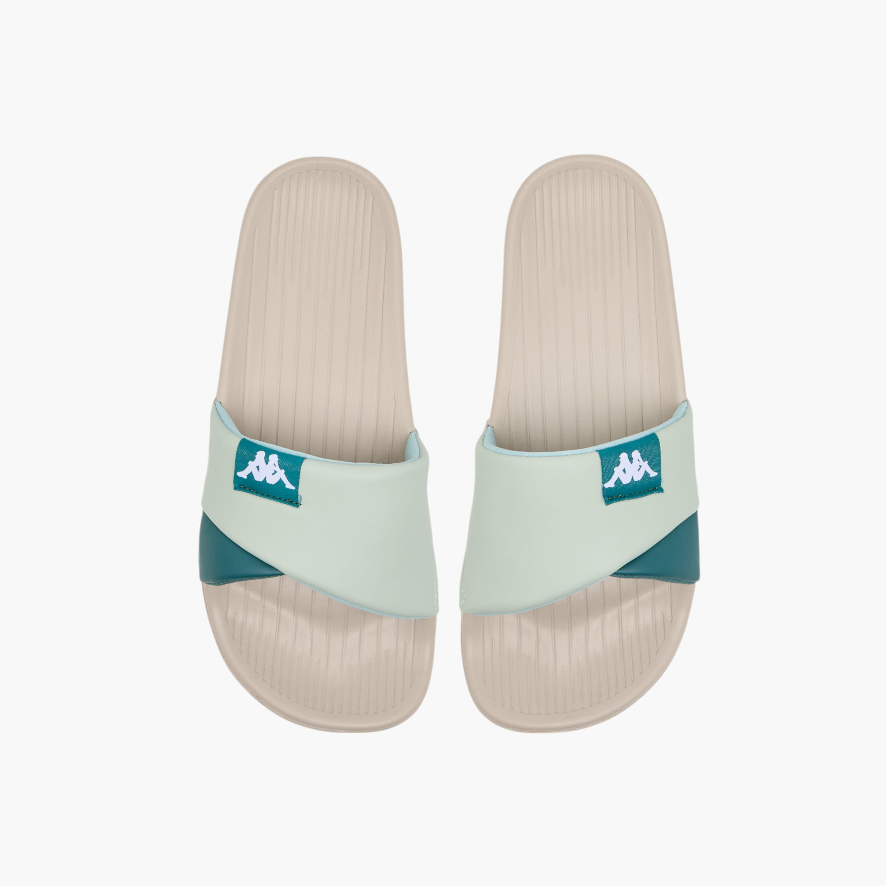 Kappa Women's Logo Detail Panelled Slides-women-shoes-flipflopsandslides-image-1