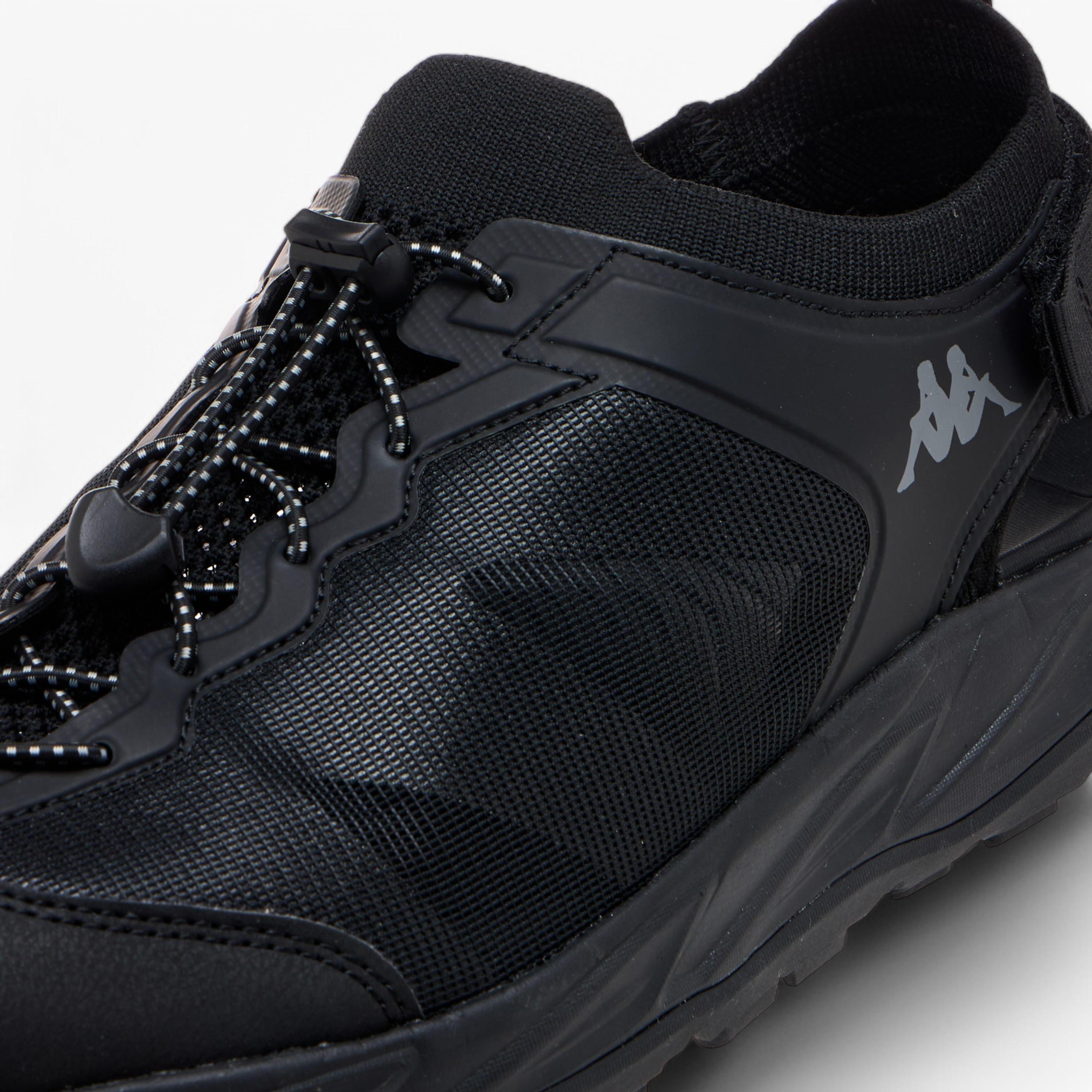 Kappa Men's Logo Print Sneakers with Hook and Loop Closure-men-shoes-sneakers-image-4