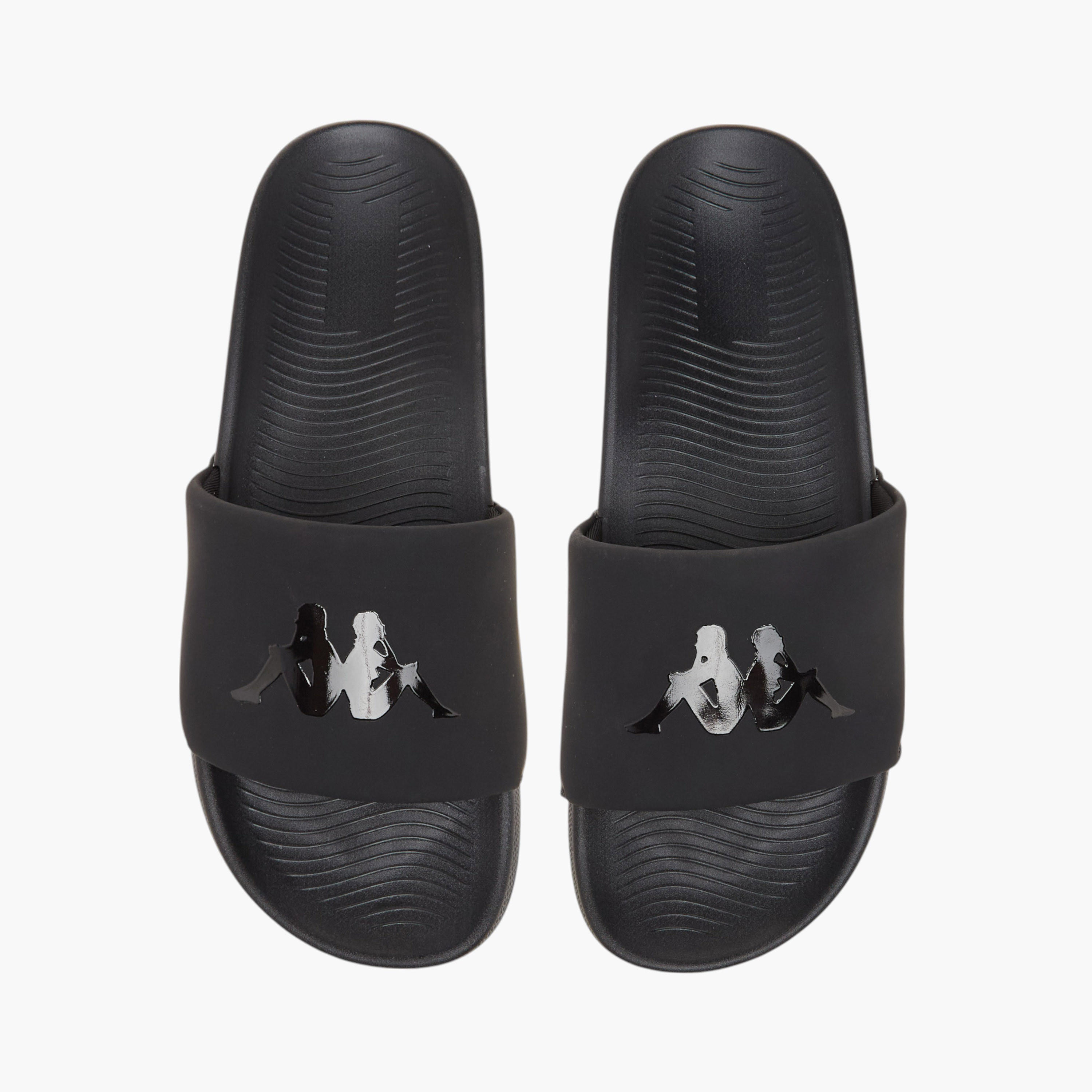 شبشب سهل الارتداء بتفاصيل الشعار للرجال من كابا-men-shoes-flipflopsandslides-image-1