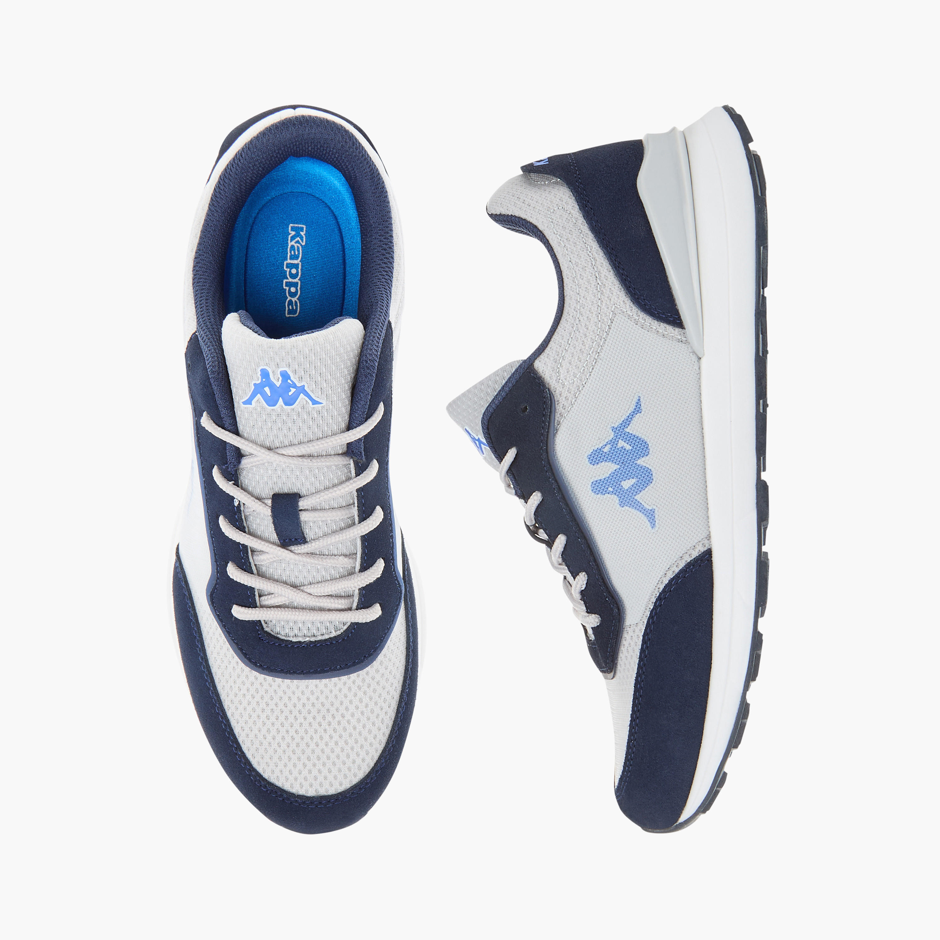 Kappa Men's Colourblock Sports Shoes with Lace-Up Closure-sports-men-shoes-image-1