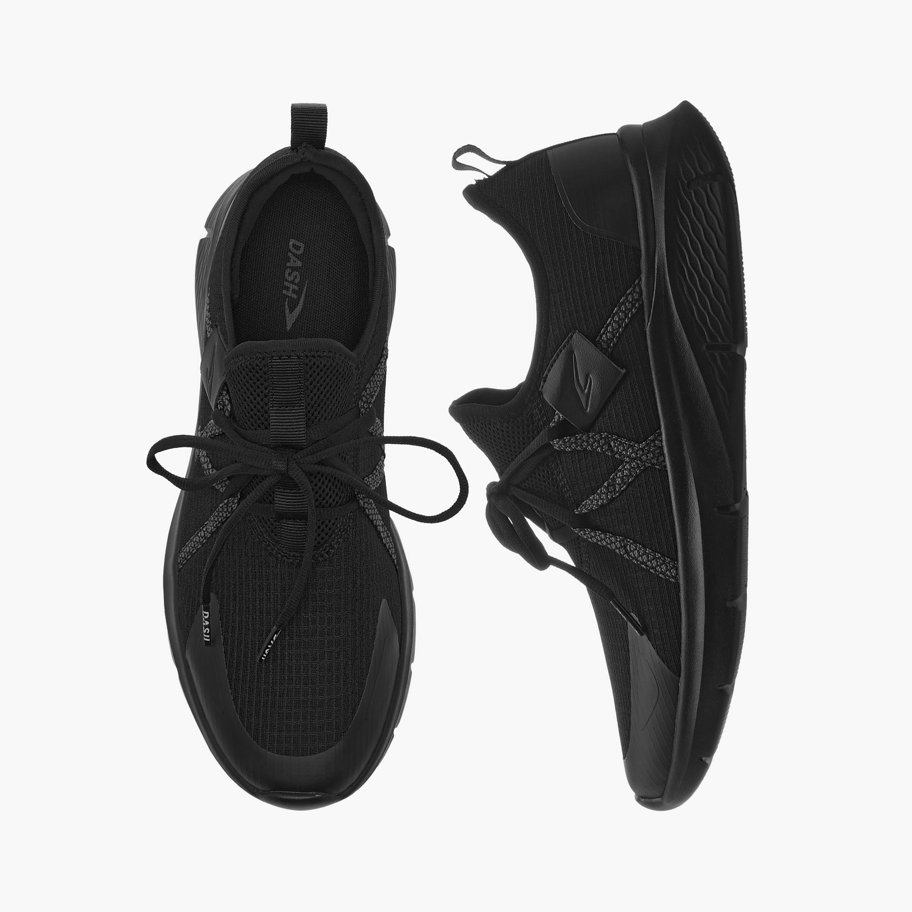 حذاء رياضي بارز الملمس برباط إغلاق من داش-sports-men-shoes-image-1