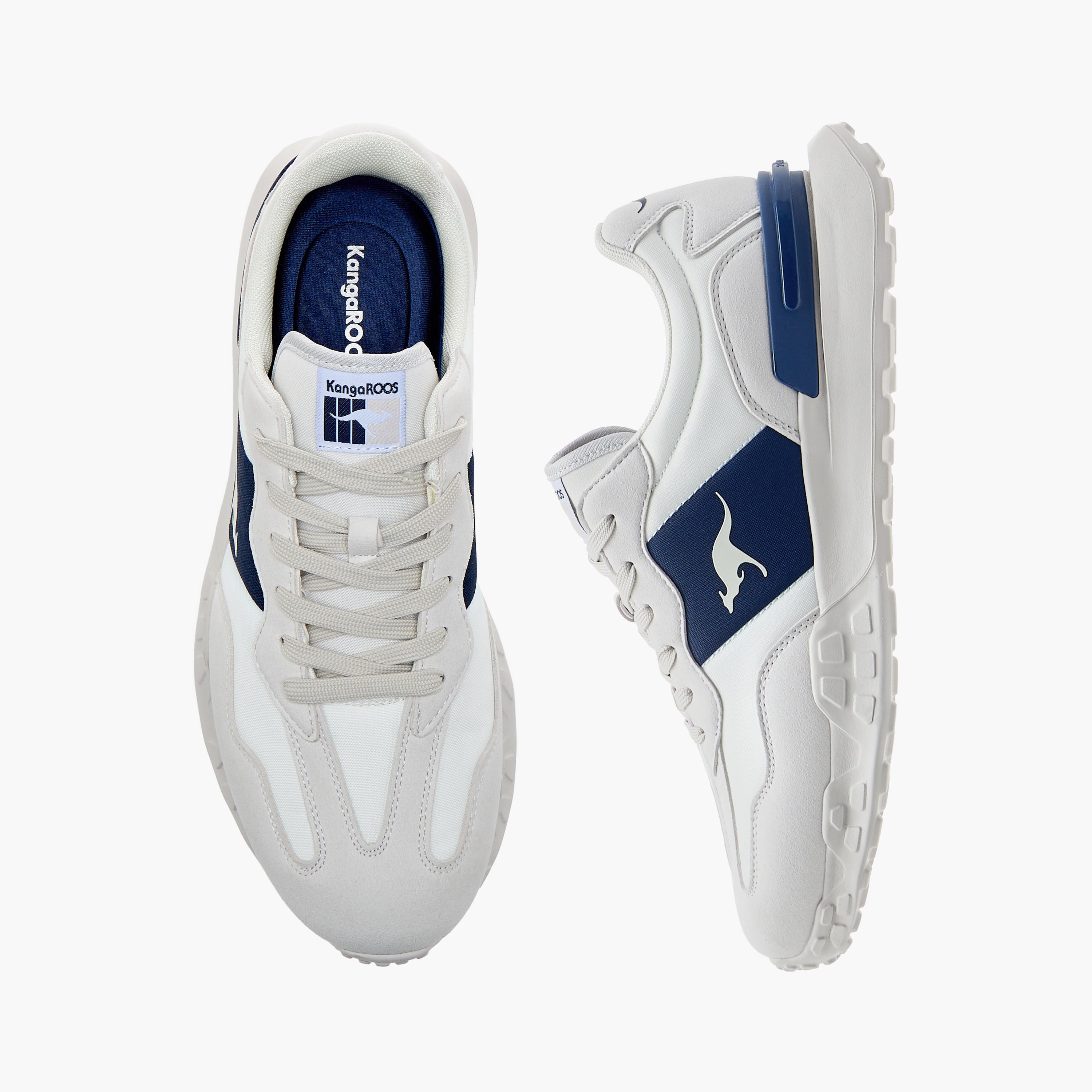 KangaROOS Men's Logo Detail Sports Shoes with Lace-Up Closure-sports-men-shoes-image-1