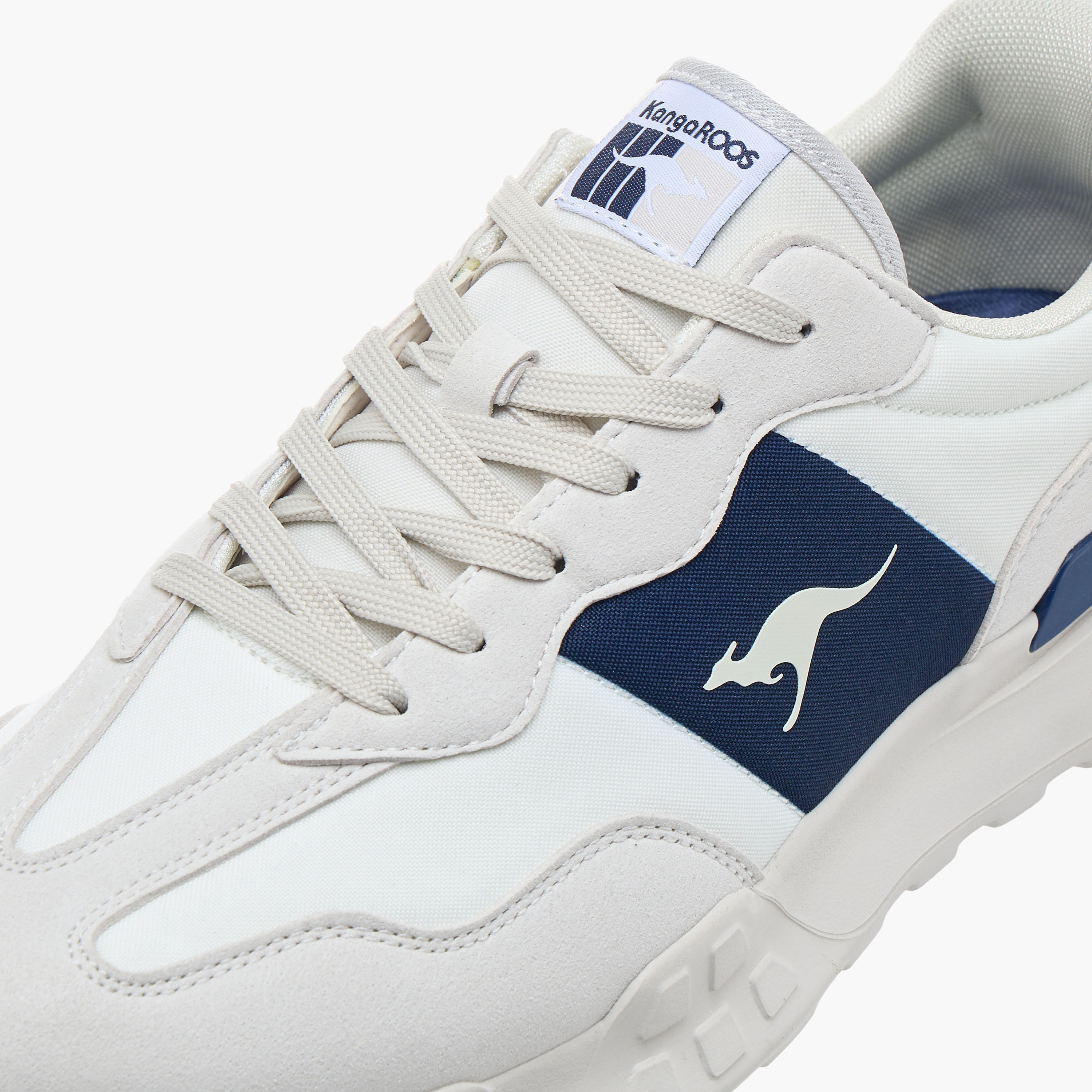 KangaROOS Men's Logo Detail Sports Shoes with Lace-Up Closure-sports-men-shoes-image-4