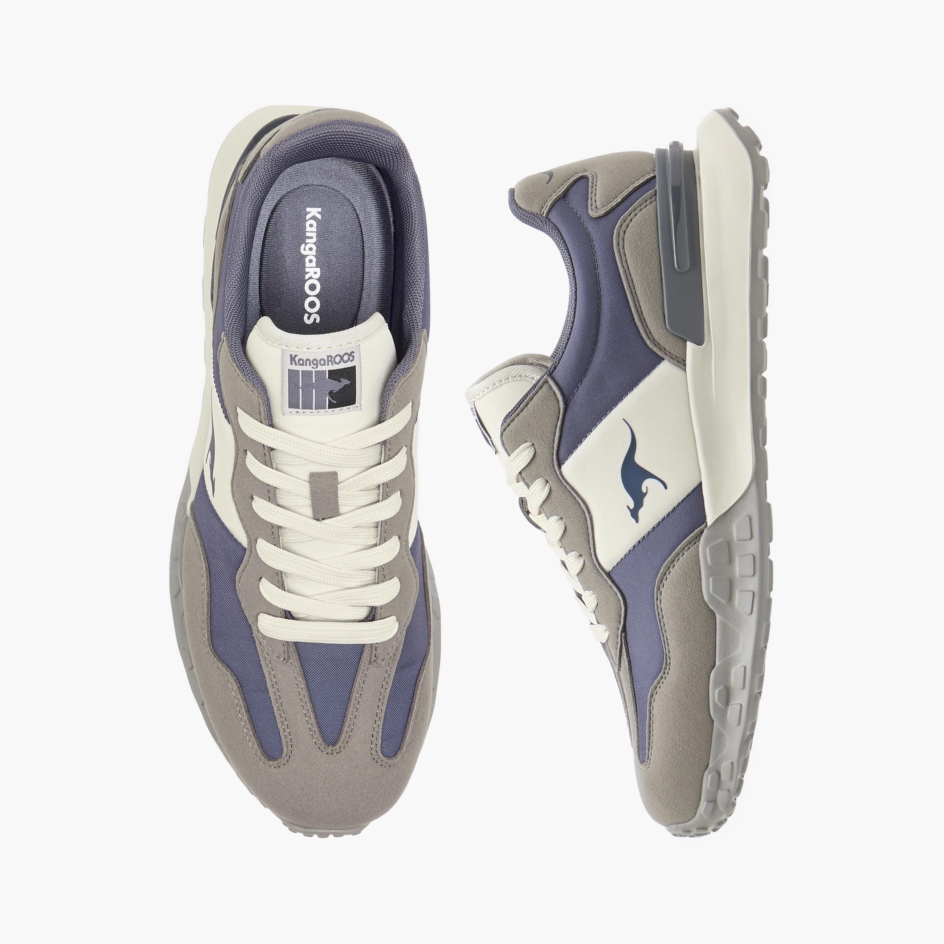 KangaROOS Men's Logo Detail Sports Shoes with Lace-Up Closure-sports-men-shoes-image-1