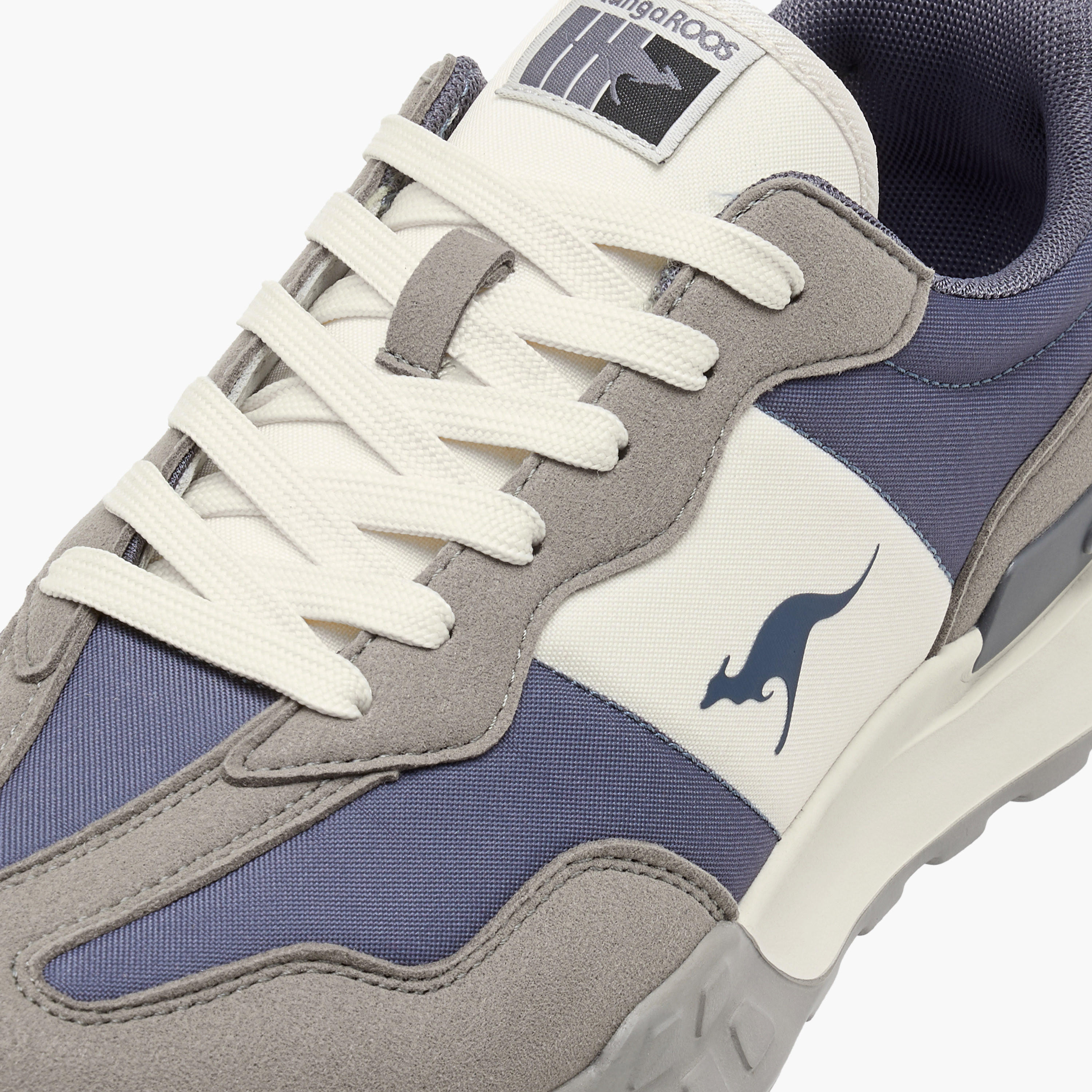 KangaROOS Men's Logo Detail Sports Shoes with Lace-Up Closure-sports-men-shoes-image-4