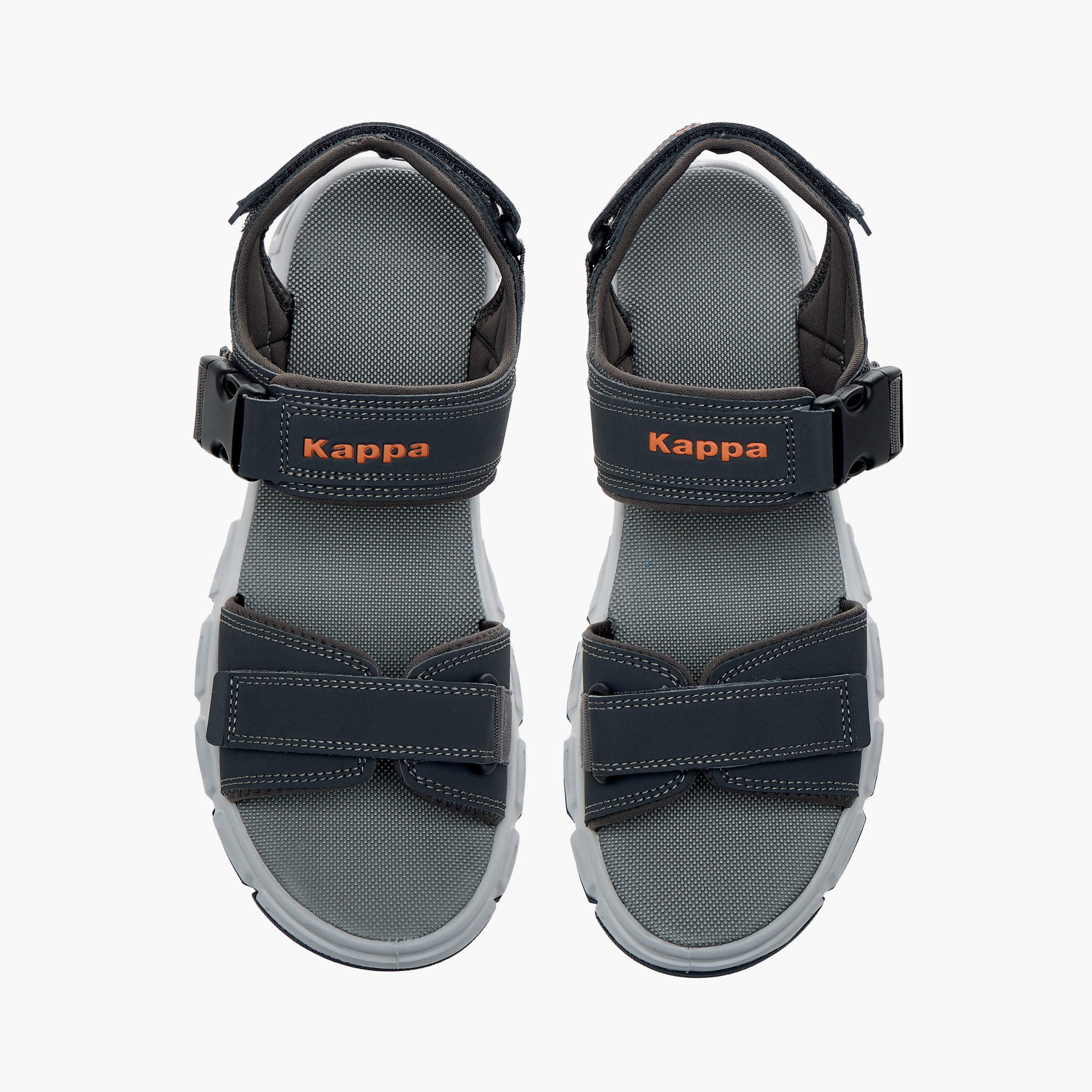 Kappa Men's Strappy Sandals with Hook and Loop Closure-men-shoes-sandals-image-1