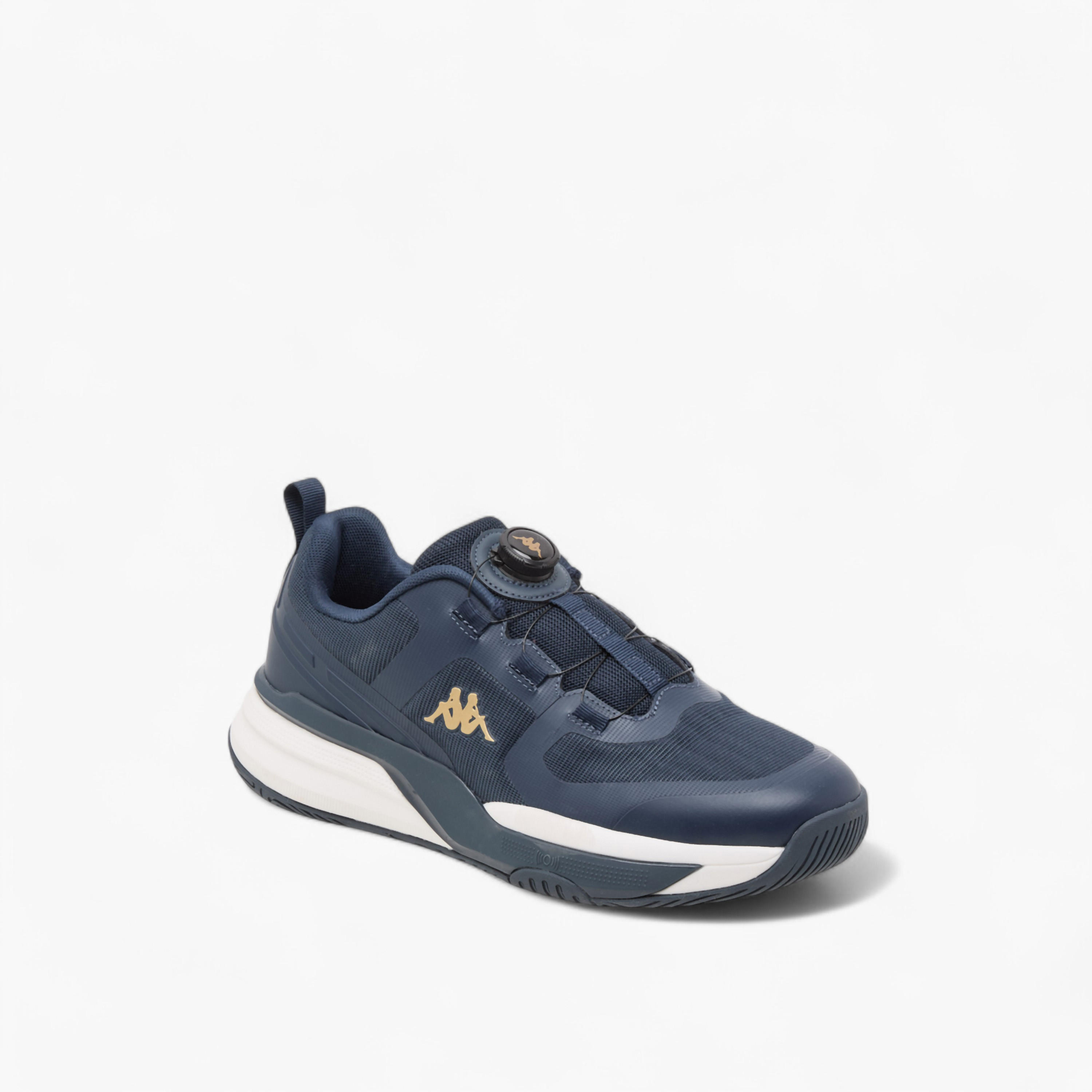 Kappa Men's Logo Detail Padel Sports Shoes with Rotating Buckle Closure-men-shoes-sports-image-3