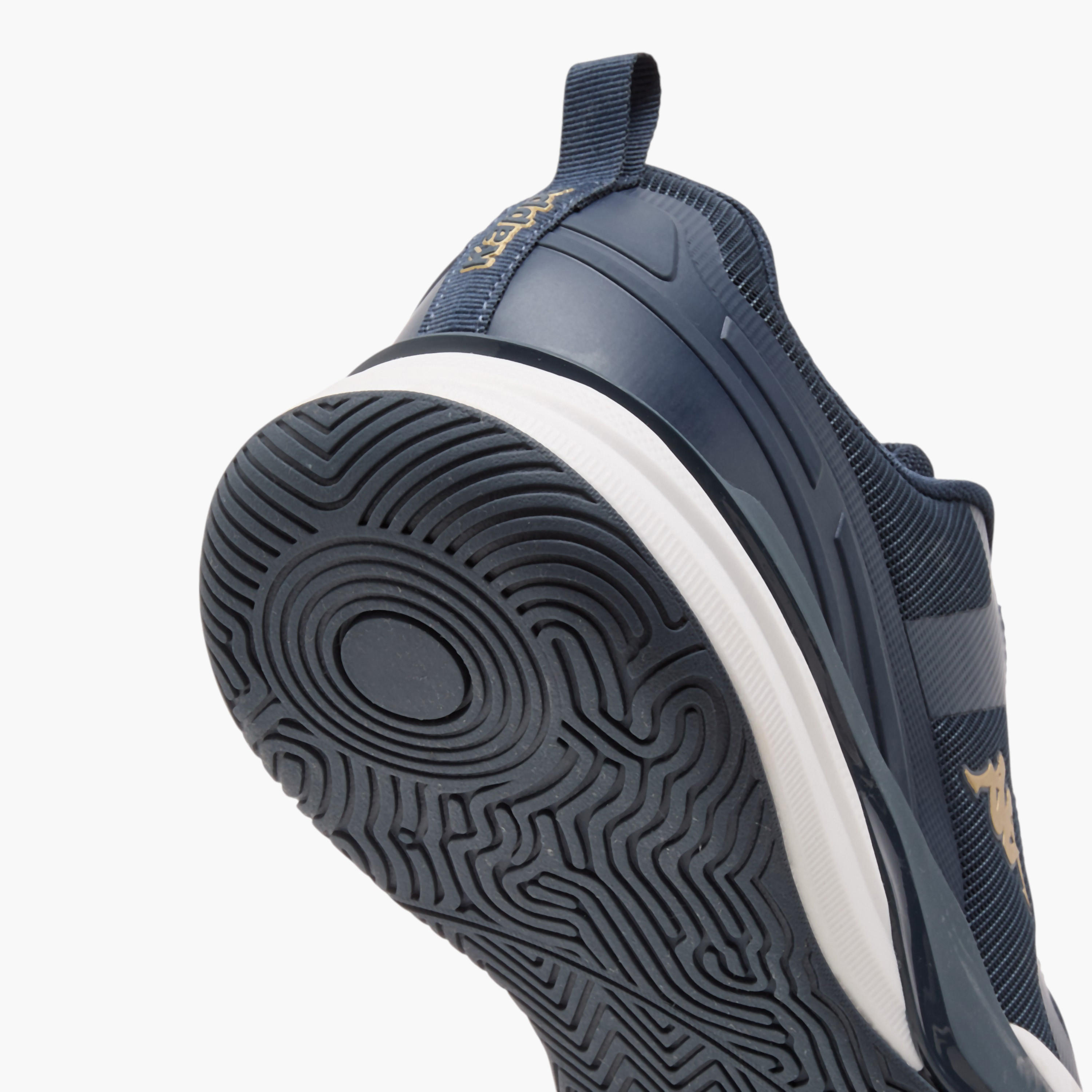 Kappa Men's Logo Detail Padel Sports Shoes with Rotating Buckle Closure-men-shoes-sports-image-6