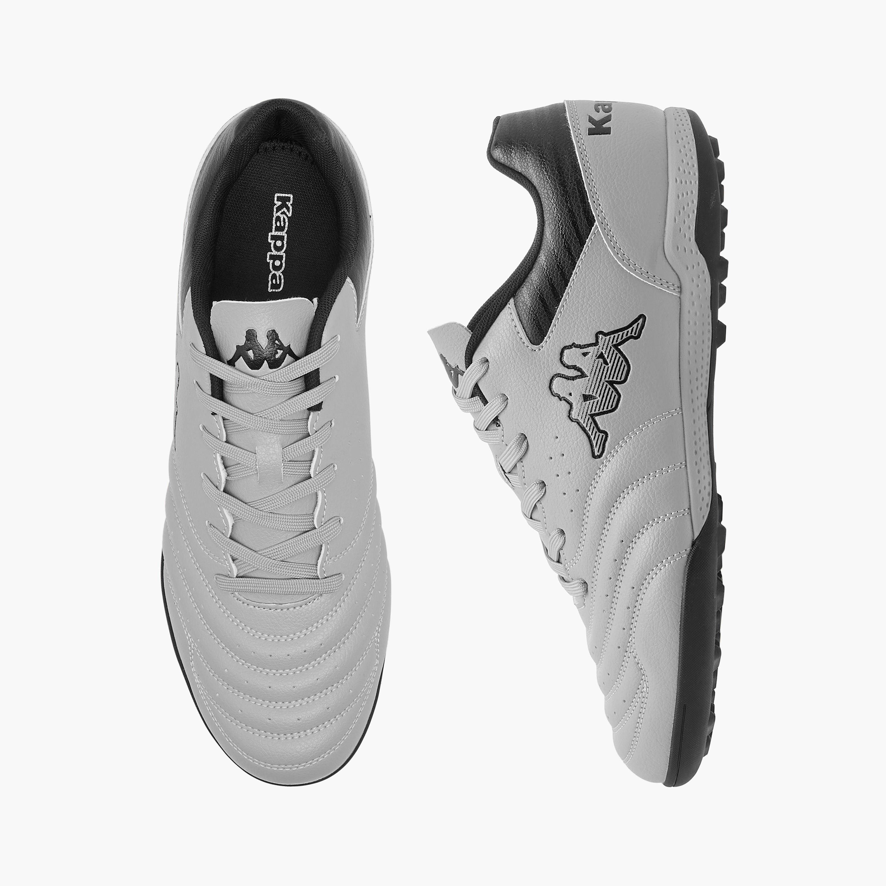 Kappa Men's Logo Print Lace-Up Football Turf Shoes-sports-men-shoes-image-1