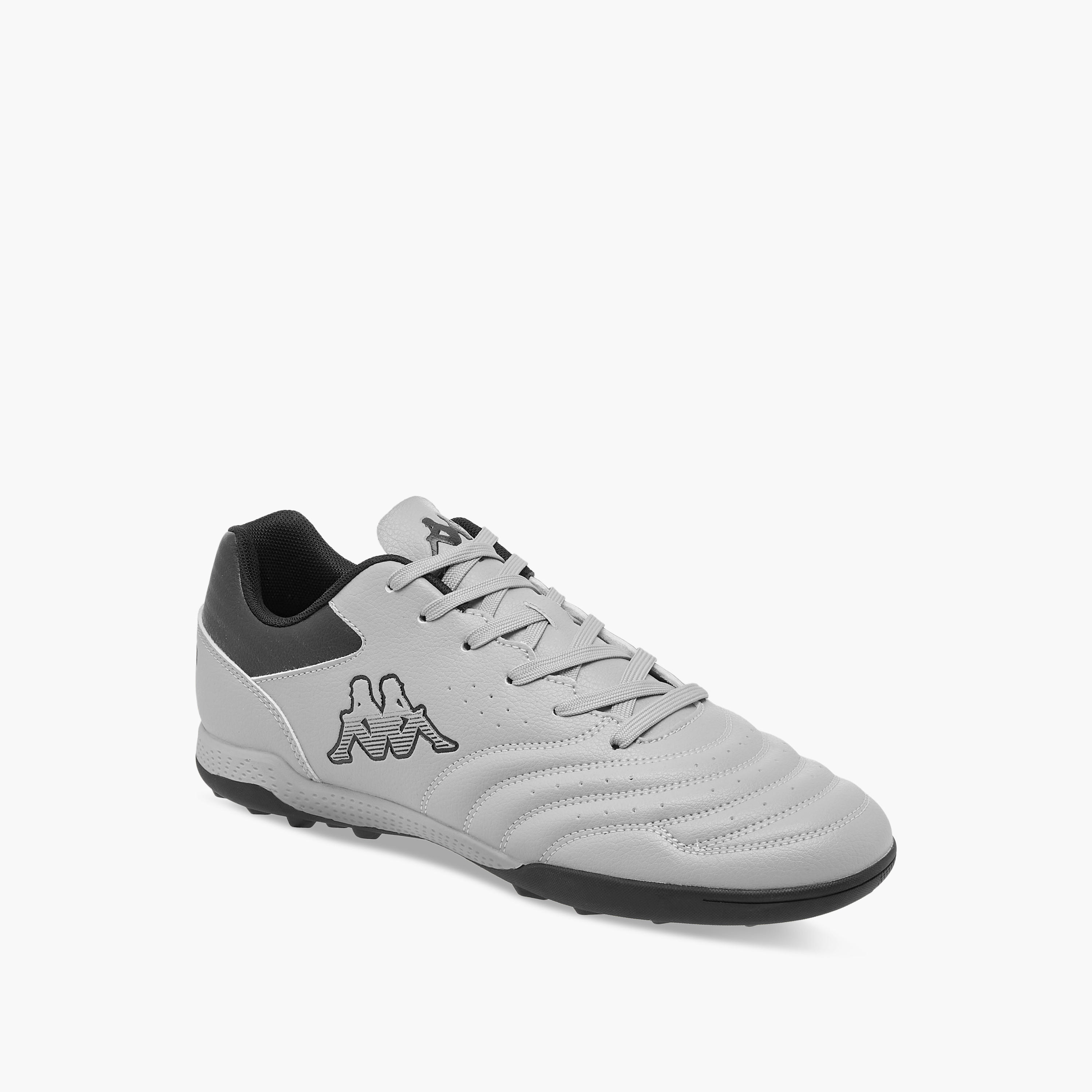 Kappa Men's Logo Print Lace-Up Football Turf Shoes-sports-men-shoes-image-2