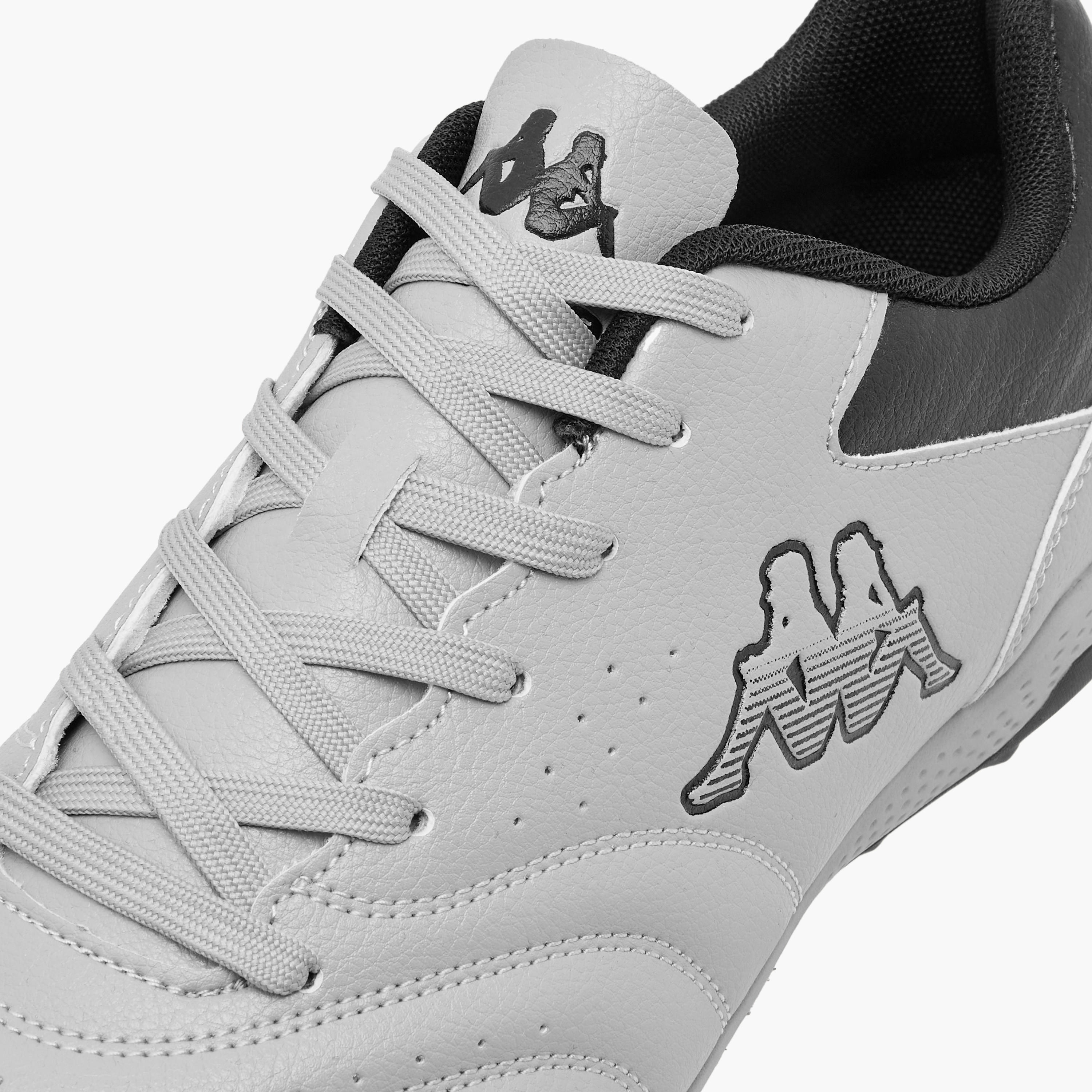 Kappa Men's Logo Print Lace-Up Football Turf Shoes-sports-men-shoes-image-4