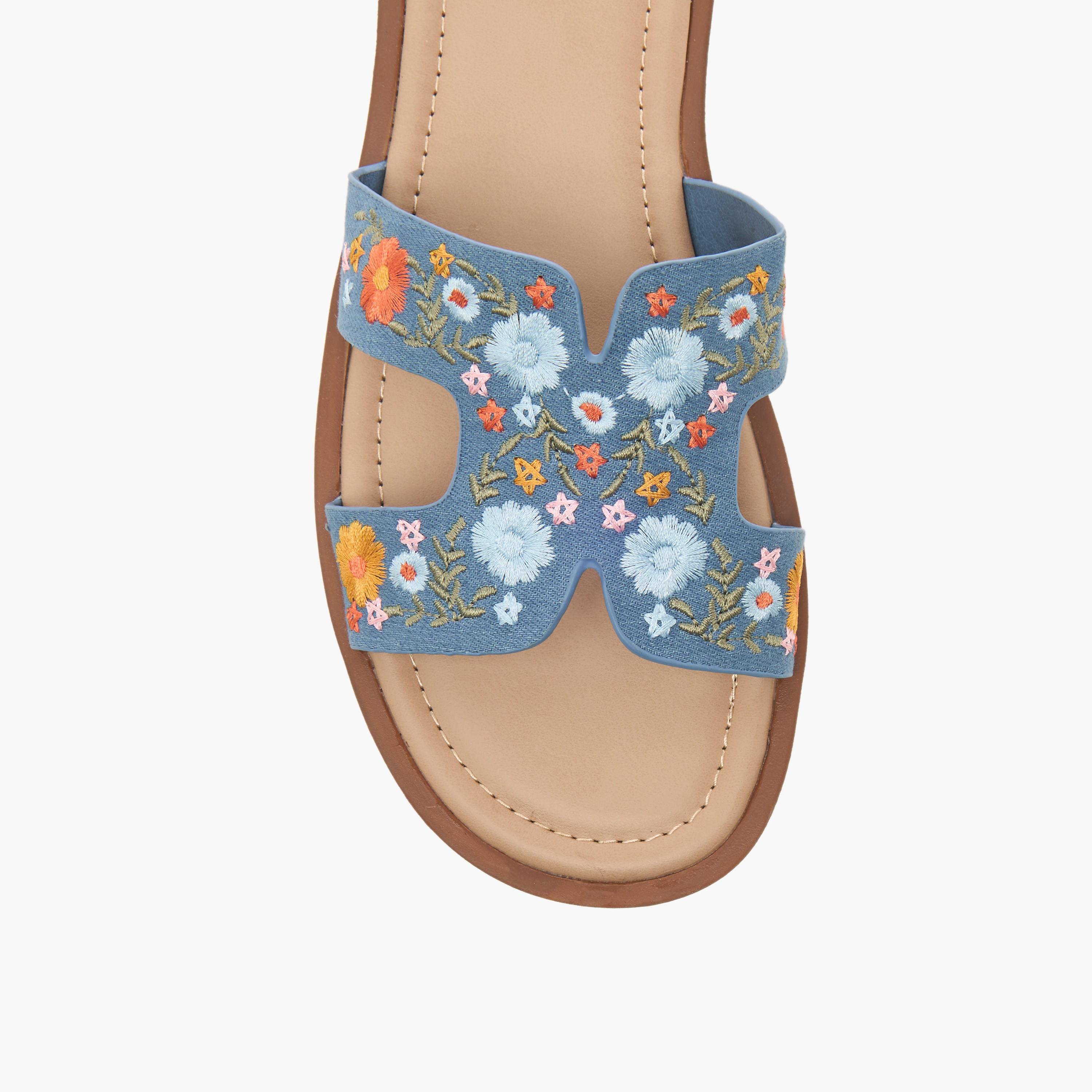 Celeste Women Floral Embroidered Flat Sandals-women-shoes-flats-sandals-image-5