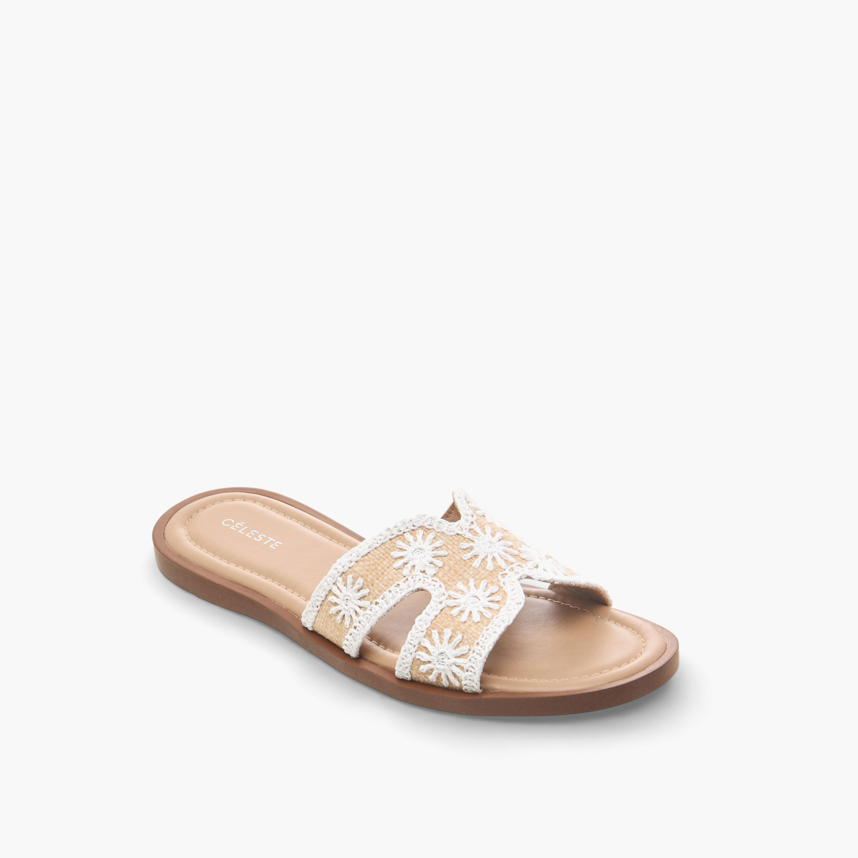 Celeste Women Floral Embroidered Flat Sandals-women-shoes-flats-sandals-image-2
