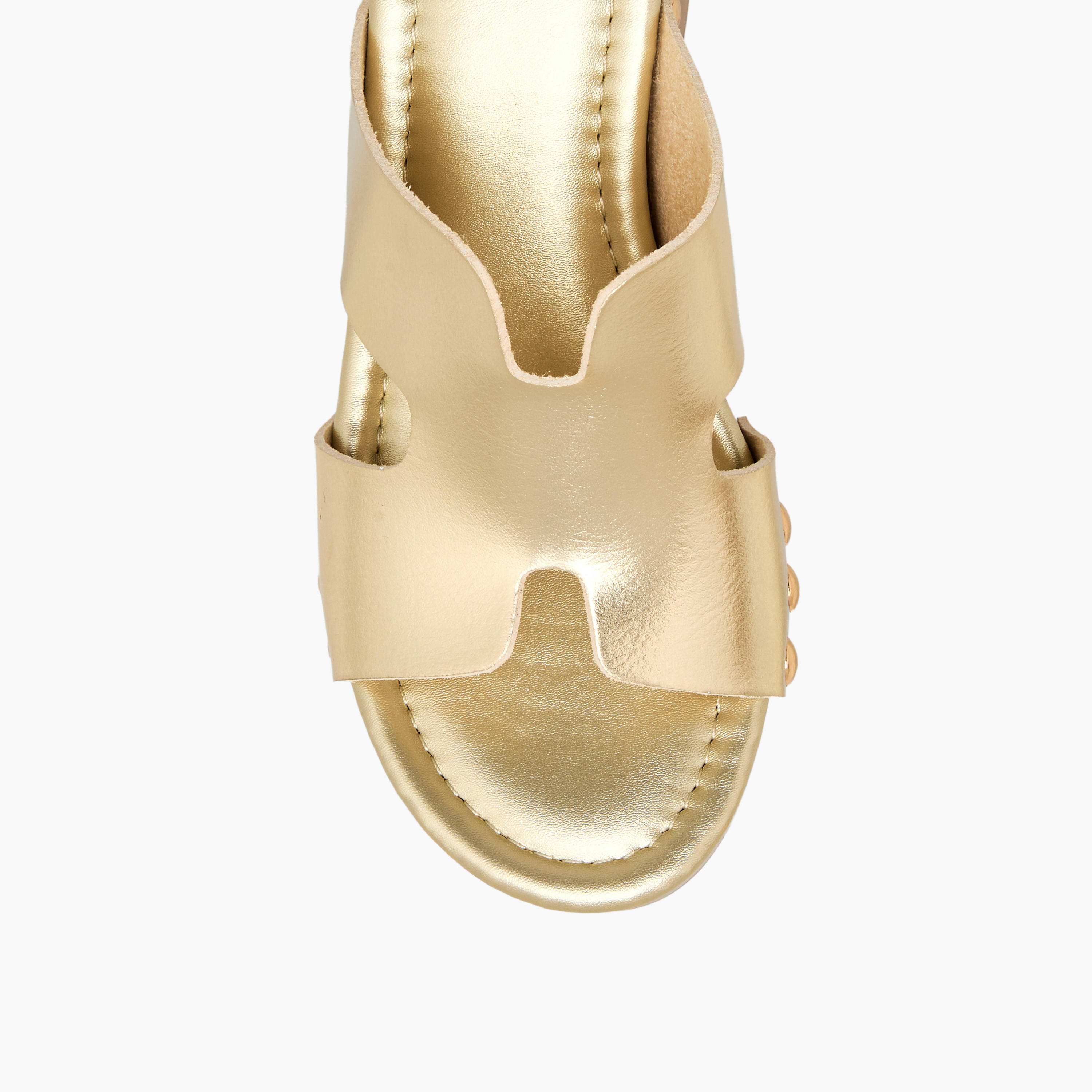  صندل معدني خفيف الوزن بكعب بلاتفورم مزين بمسامير برشام للنساء من شورستيب-women-shoes-sandals-heeled-image-4
