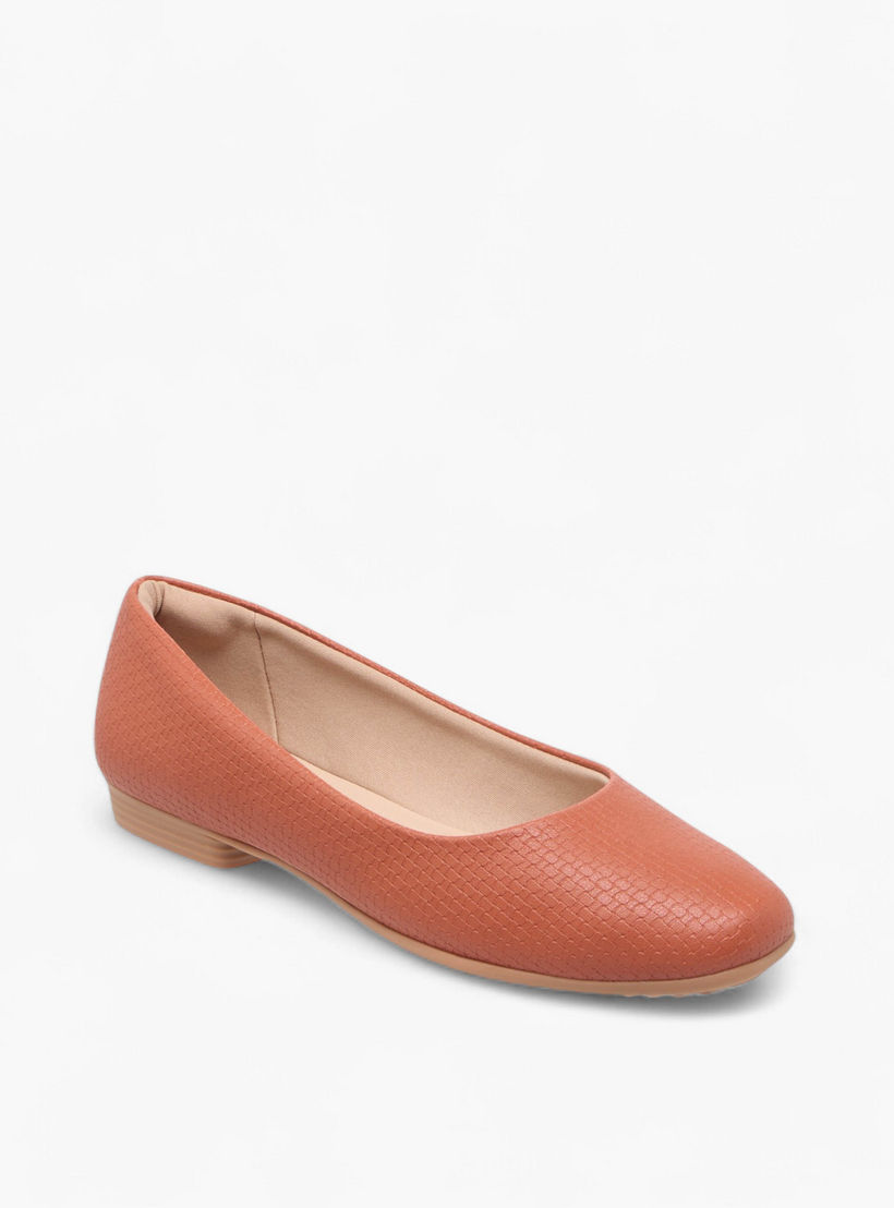 Piccadilly Textured Slip-On Ballerina Shoes-women-shoes-ballerinas-image-2